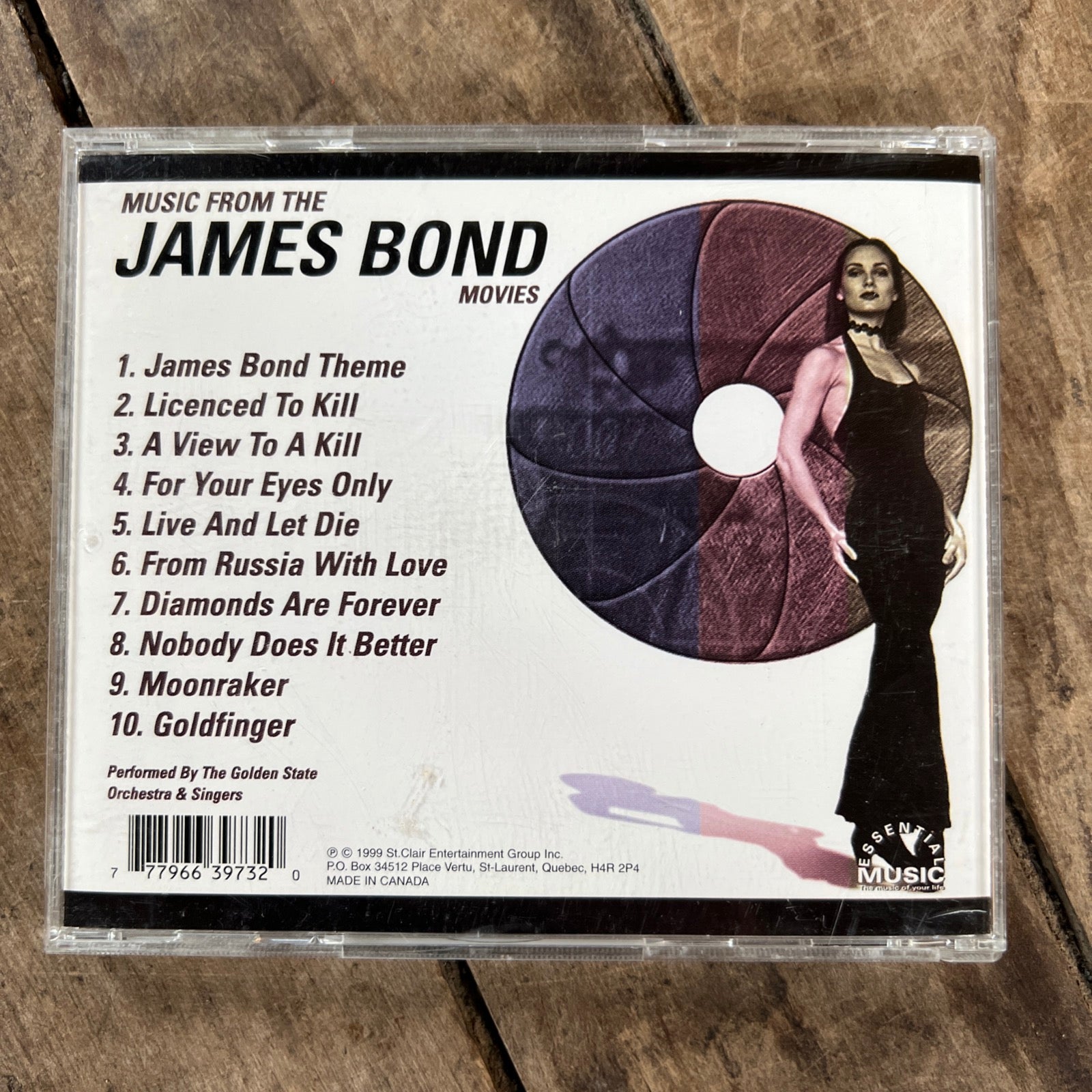 Music From The JAMES BOND Movies - 1999 Essential Music - CD Album