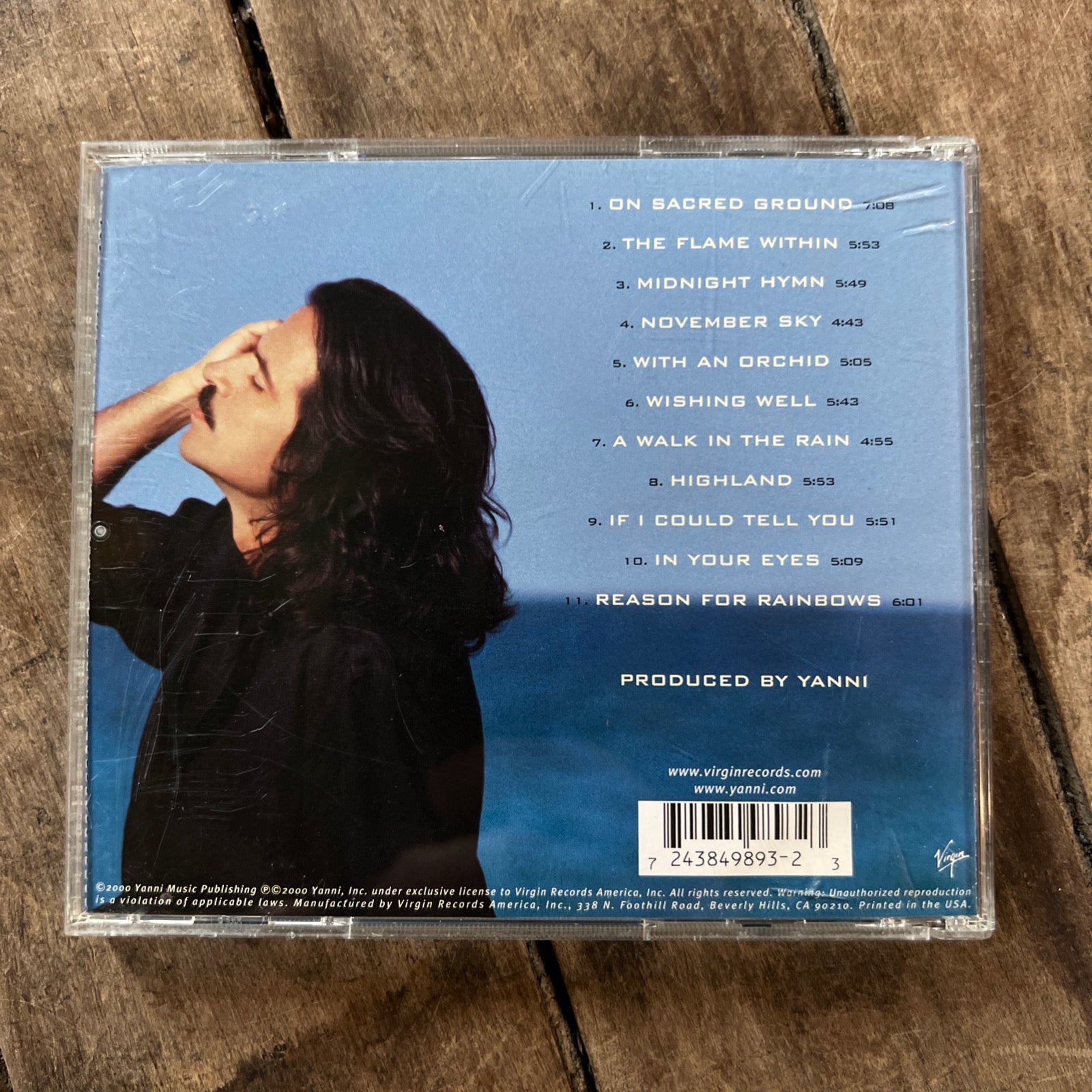 Yanni - If I Could Tell You - 2000 Virgin Records - CD Album