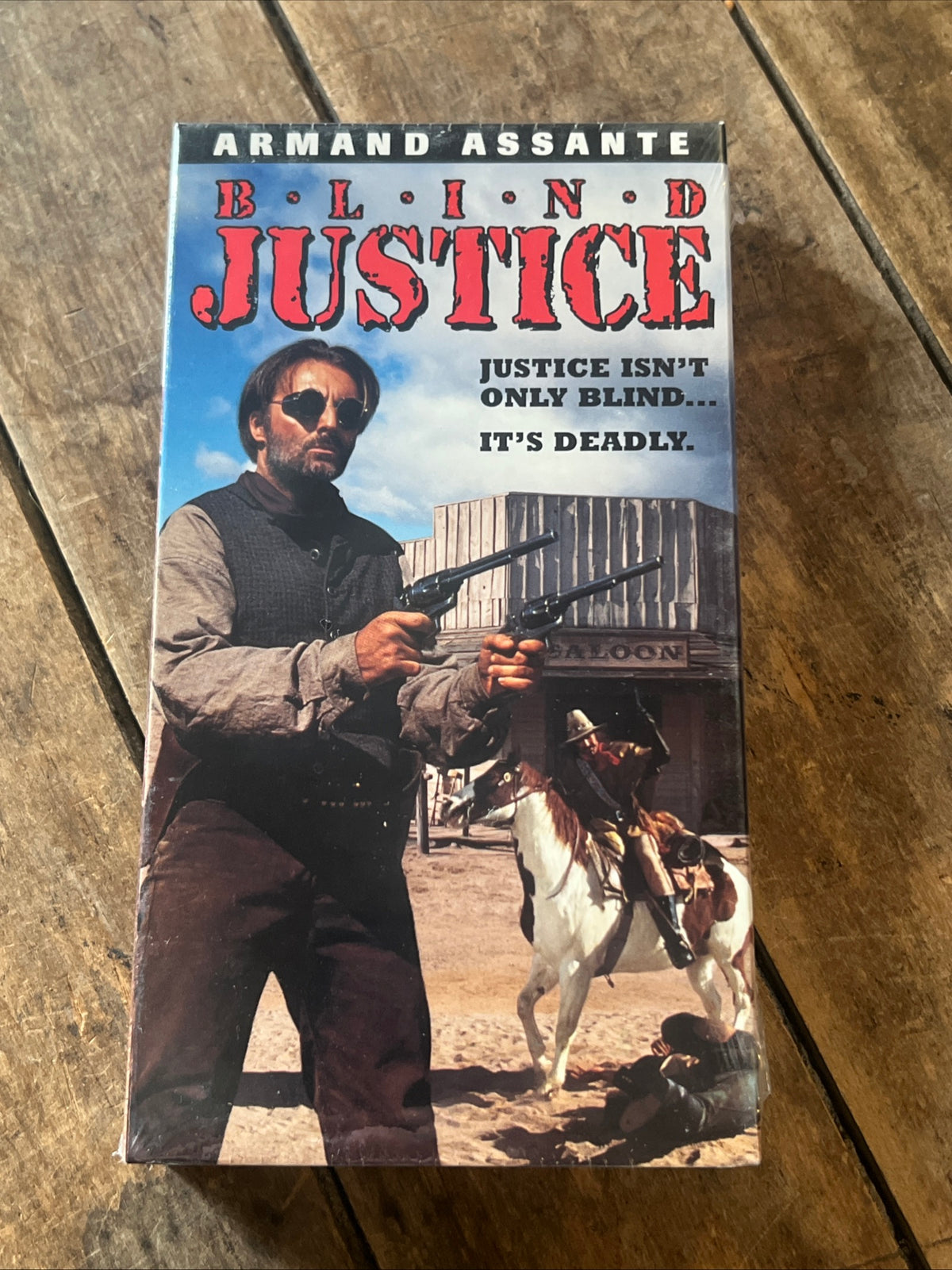 Blind Justice ( VHS 1994 ) Western / Action [R] Armand Assante - NOS New Sealed