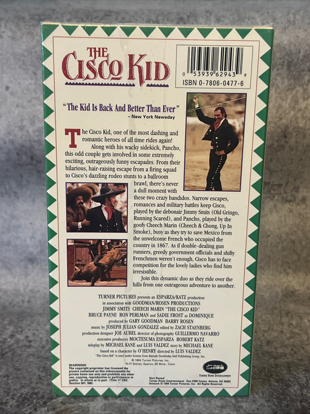 The Cisco Kid ( VHS 1994 ) Western / Comedy [PG-13]