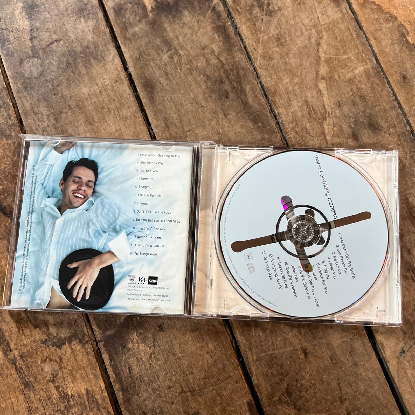 Marc Anthony - Mended - 2002 Columbia Records - CD Album