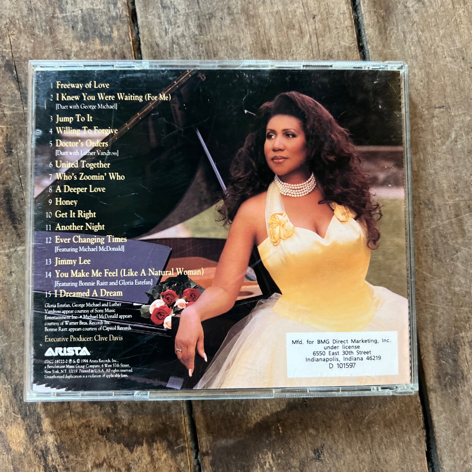 Aretha Franklin Greatest Hits ( 1980-1994) - Arista Records 1994 - CD Album