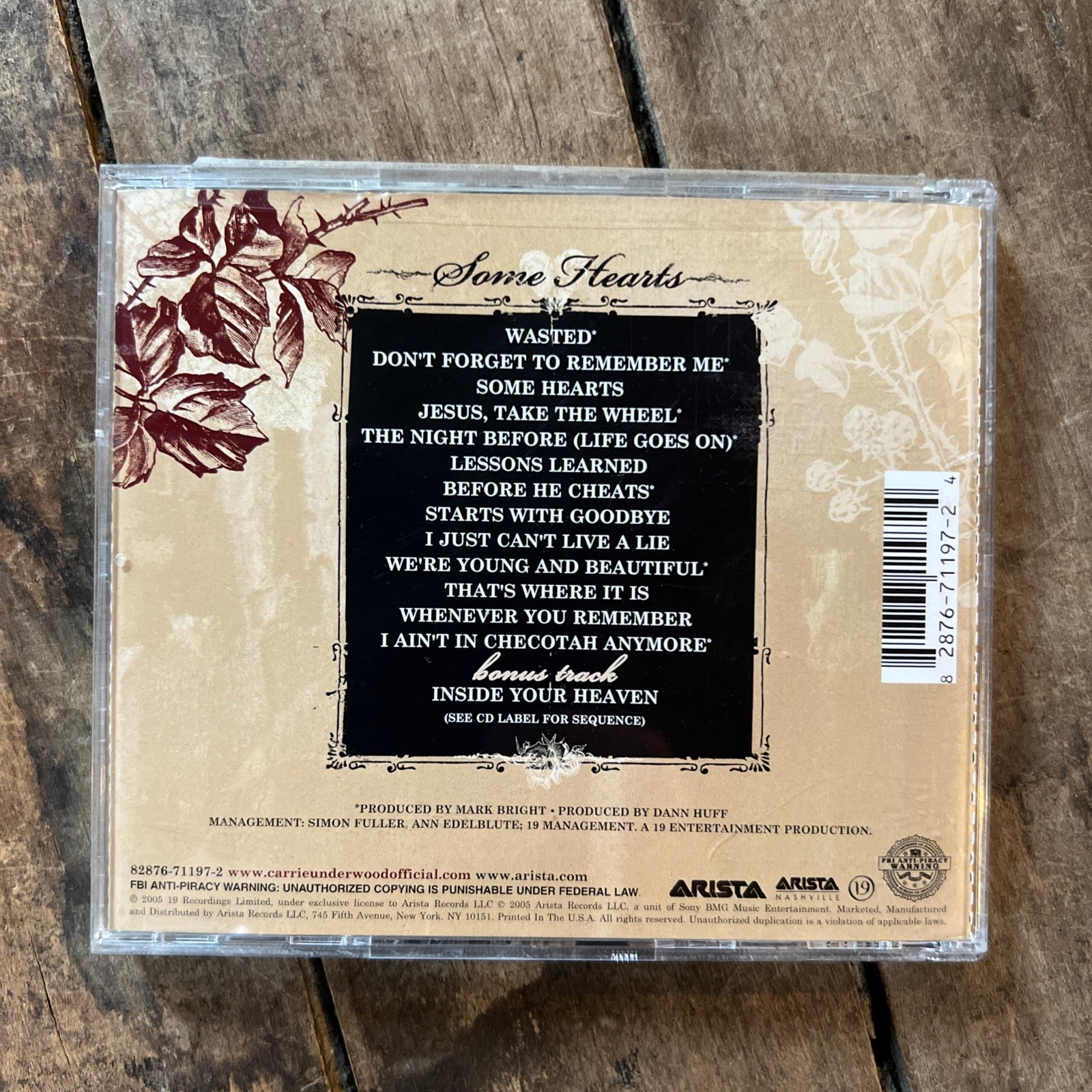 Carrie Underwood - Some Hearts - 2005 Arista Records - CD Album