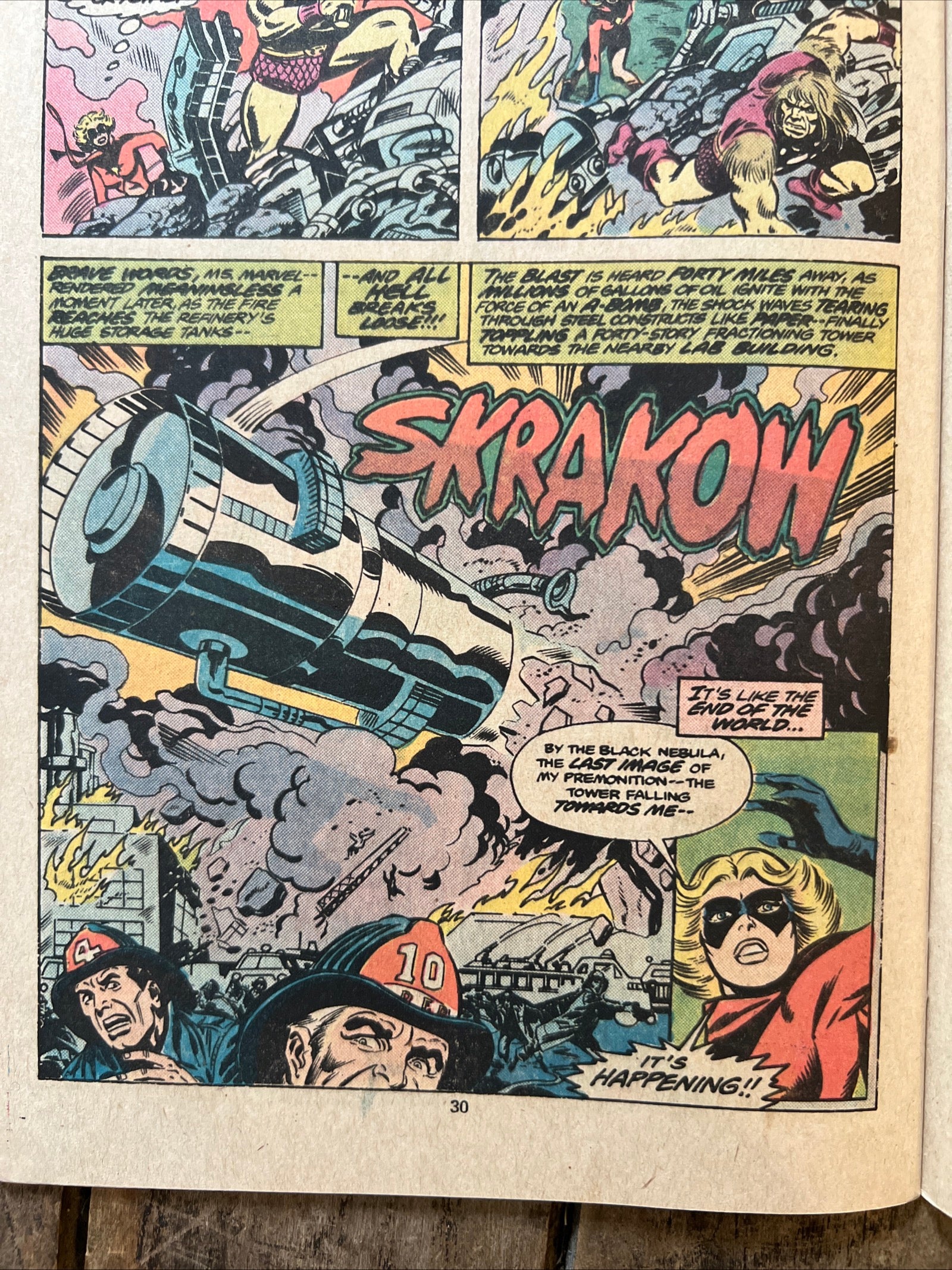 Ms. Marvel #6 (1977) Marvel Comics Group - 30 Cent Cover