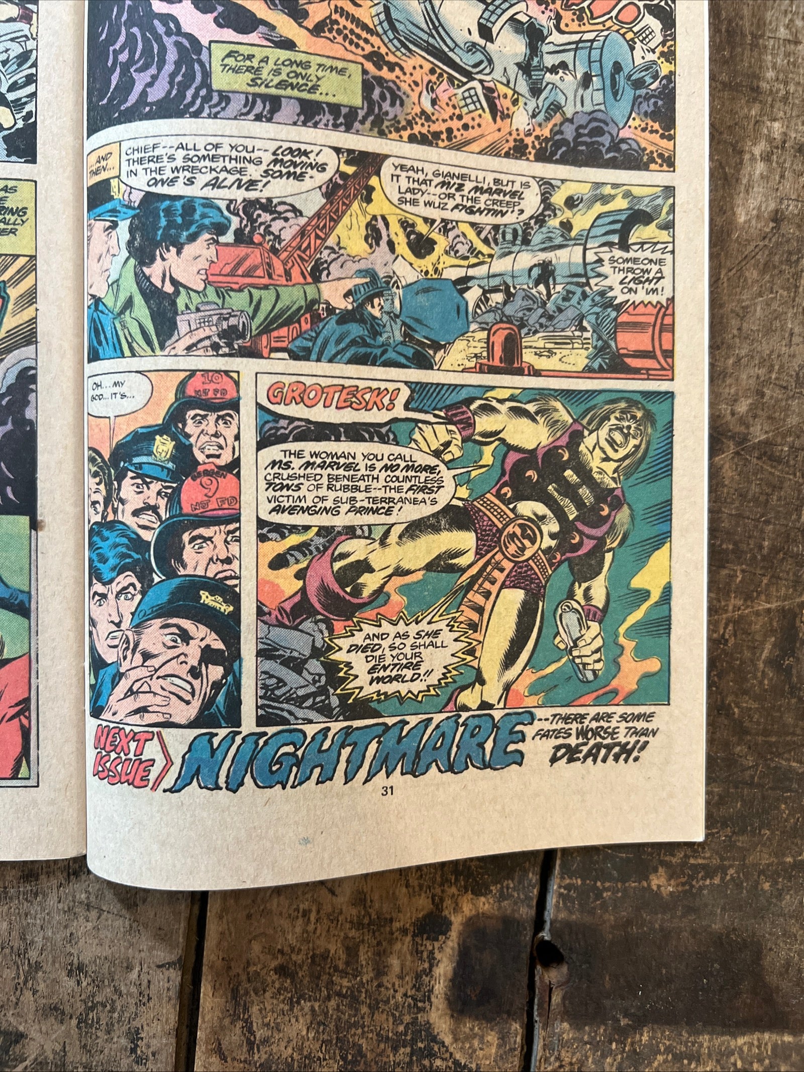 Ms. Marvel #6 (1977) Marvel Comics Group - 30 Cent Cover