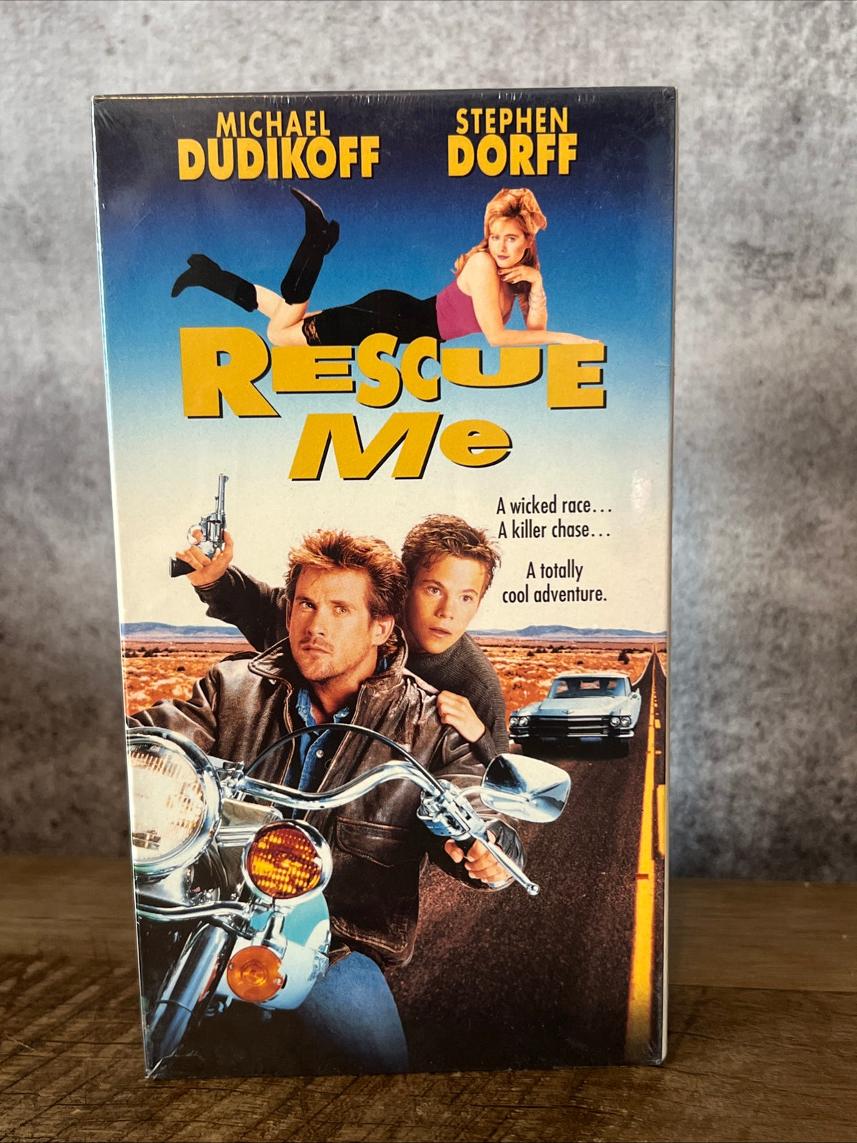 Rescue Me ( VHS 1992 ) Action / Comedy [R] Michael Dudikoff & Ami Dolenz - NOS