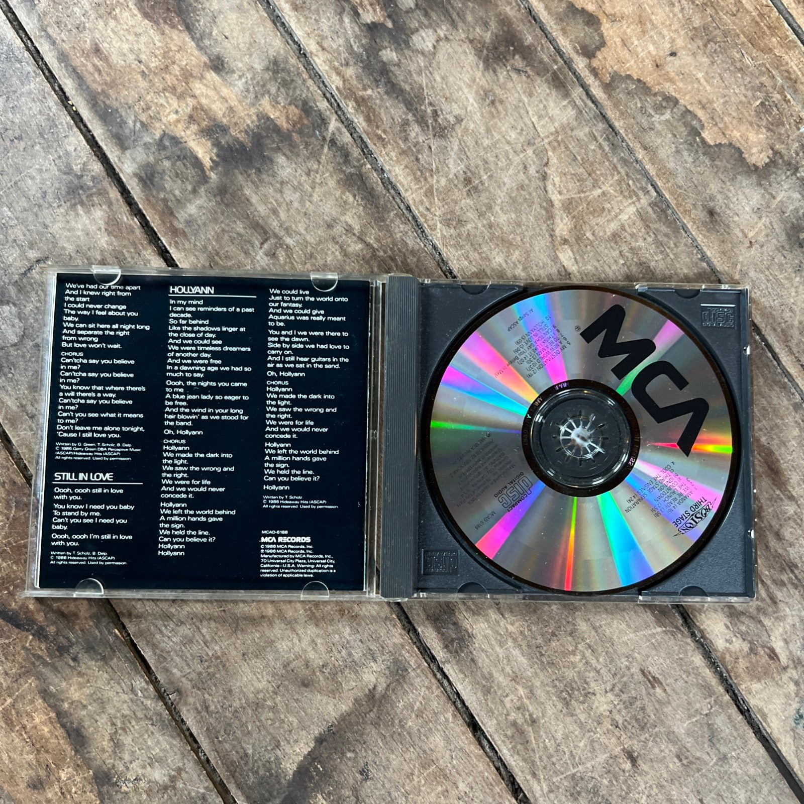 BOSTON - Third Stage - 1986 MCA Records - CD Album