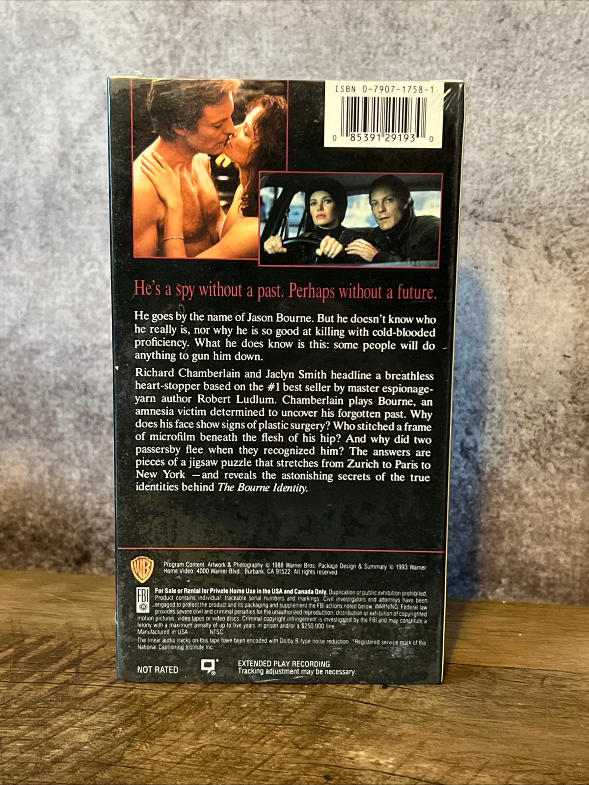 The Bourne Identity ( VHS 1988) Thriller /Action [PG-13]