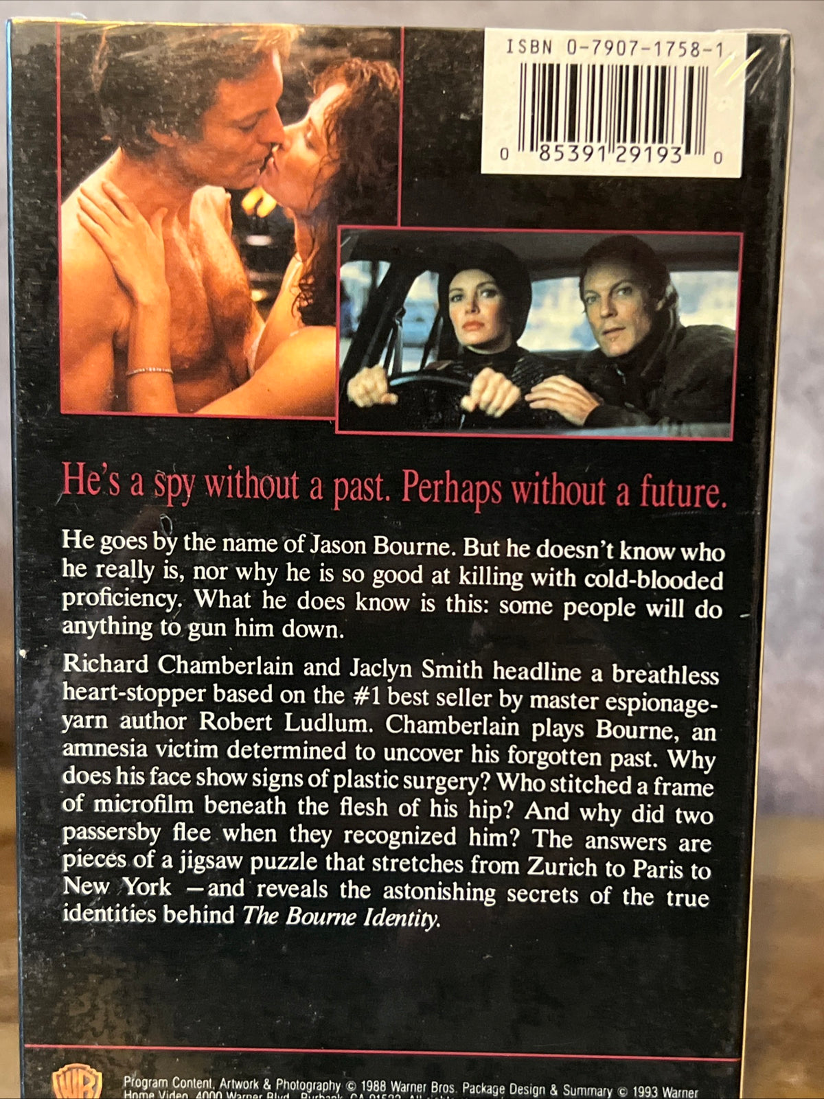 The Bourne Identity ( VHS 1988) Thriller /Action [PG-13]