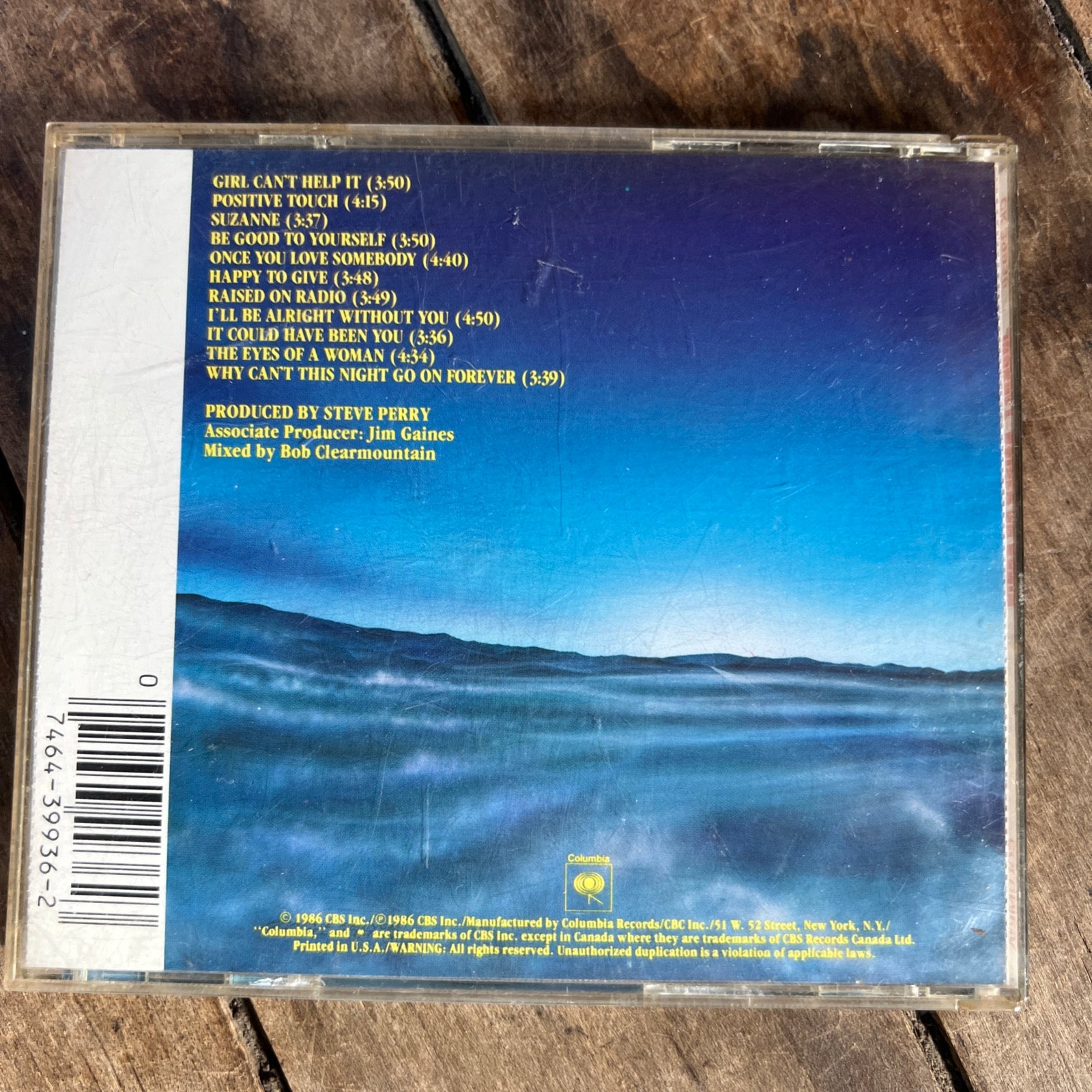 JOURNEY - Raised On Radio - 1986 Columbia Records - CD Album