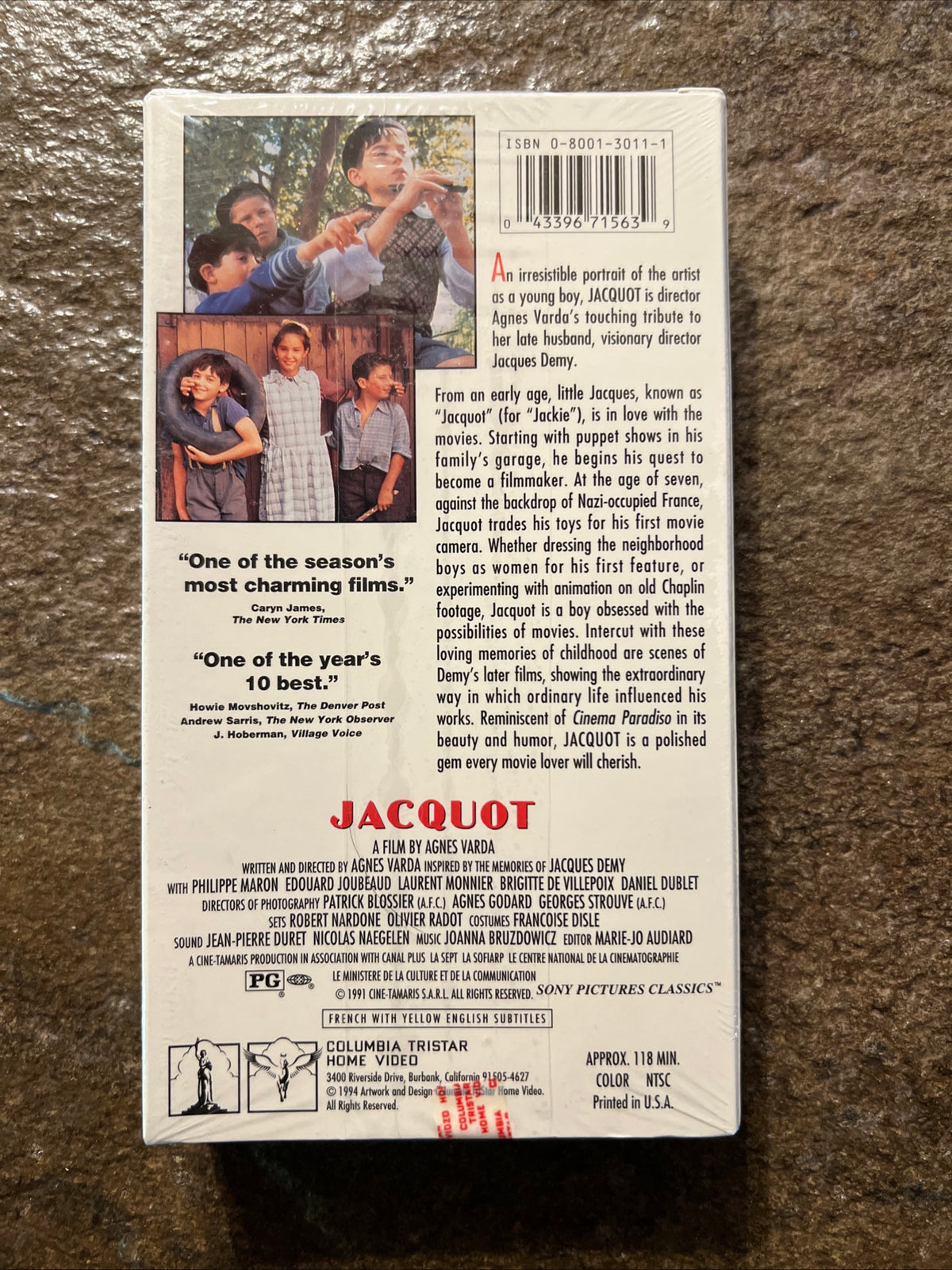 JACQUOT de Nates ( VHS 1991 ) Drama /Comedy [PG] New Sealed - NOS