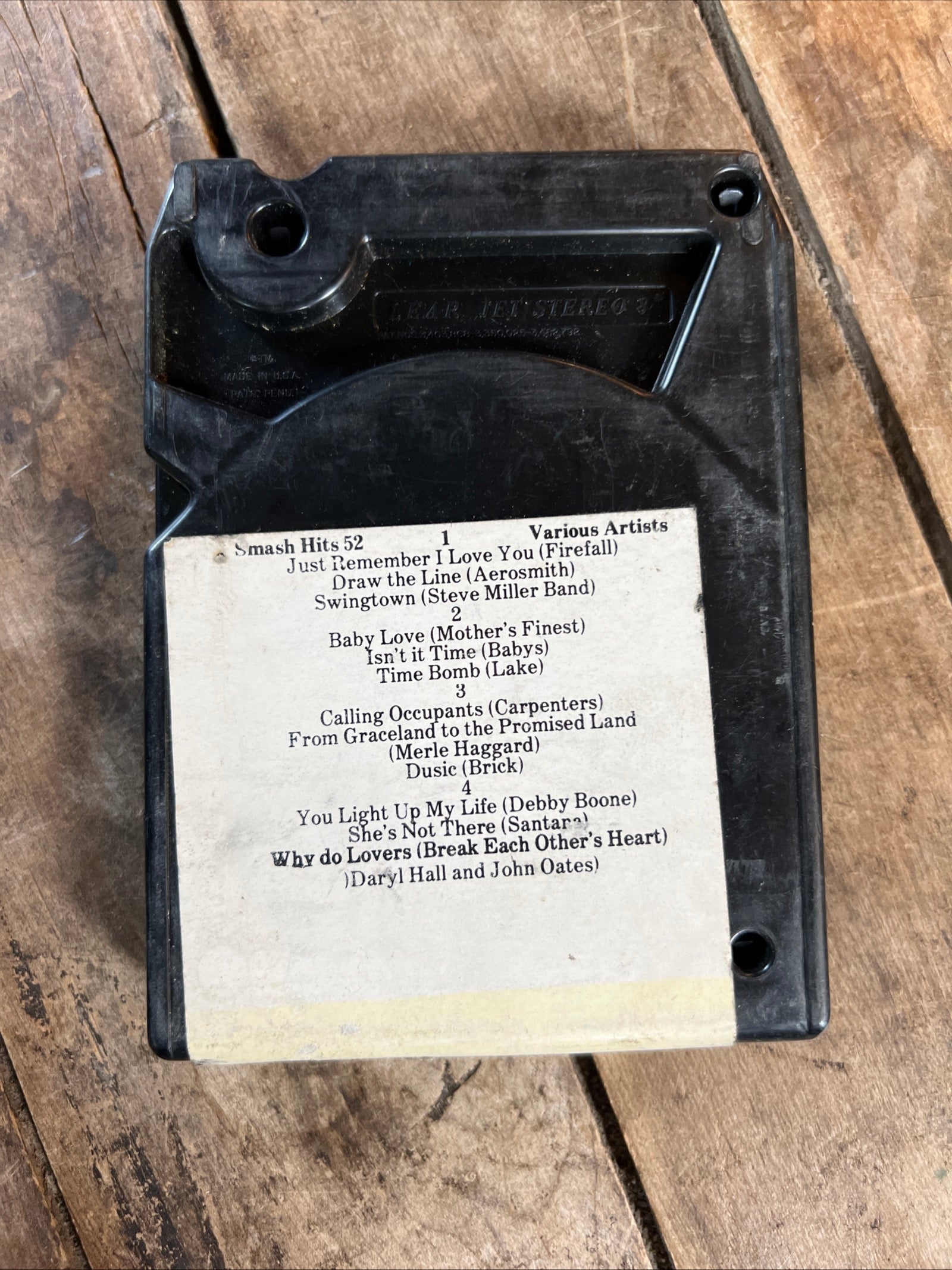 Smash Hits 52 Various Artists - 1977 Moon Child Records - 8 Track Album