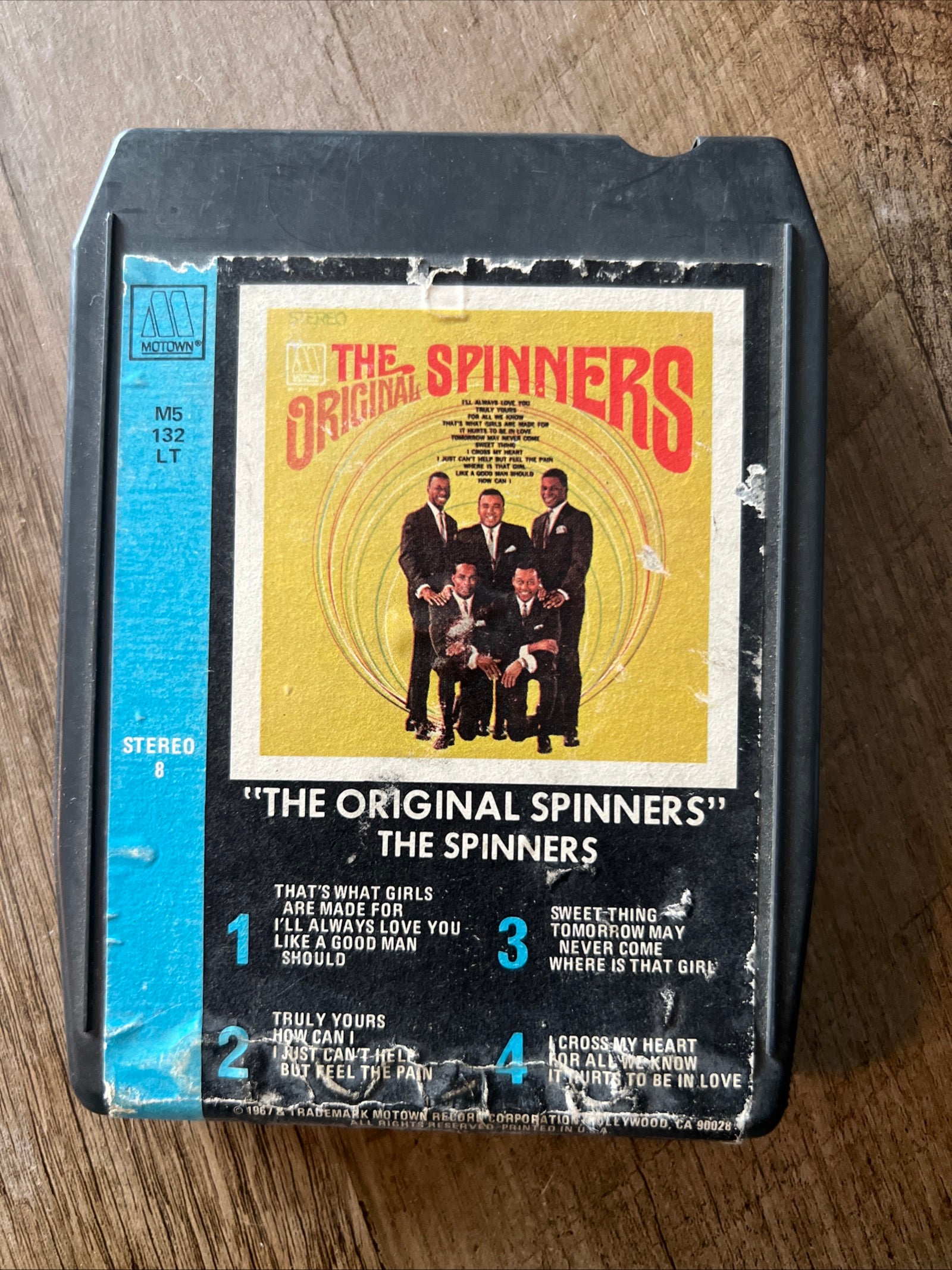 The Spinners “ The Original Spinners” - 1967 Motown Records - 8 Track Tape