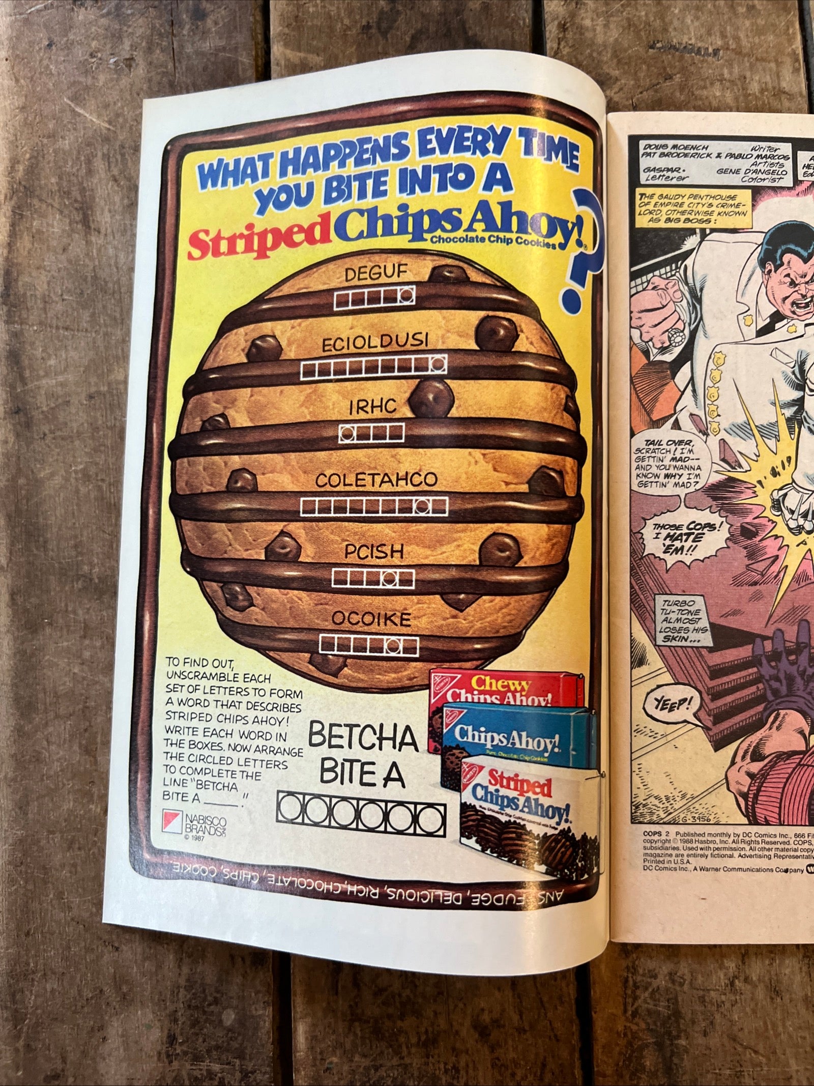 COPS #2 (1988) Bring On The Bad Guys - DC Comics