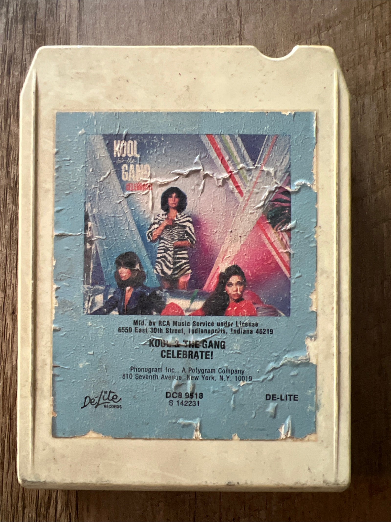 Kool & The Gang - CELEBRATE- 1980 De-Lite Records - 8 Track Tape