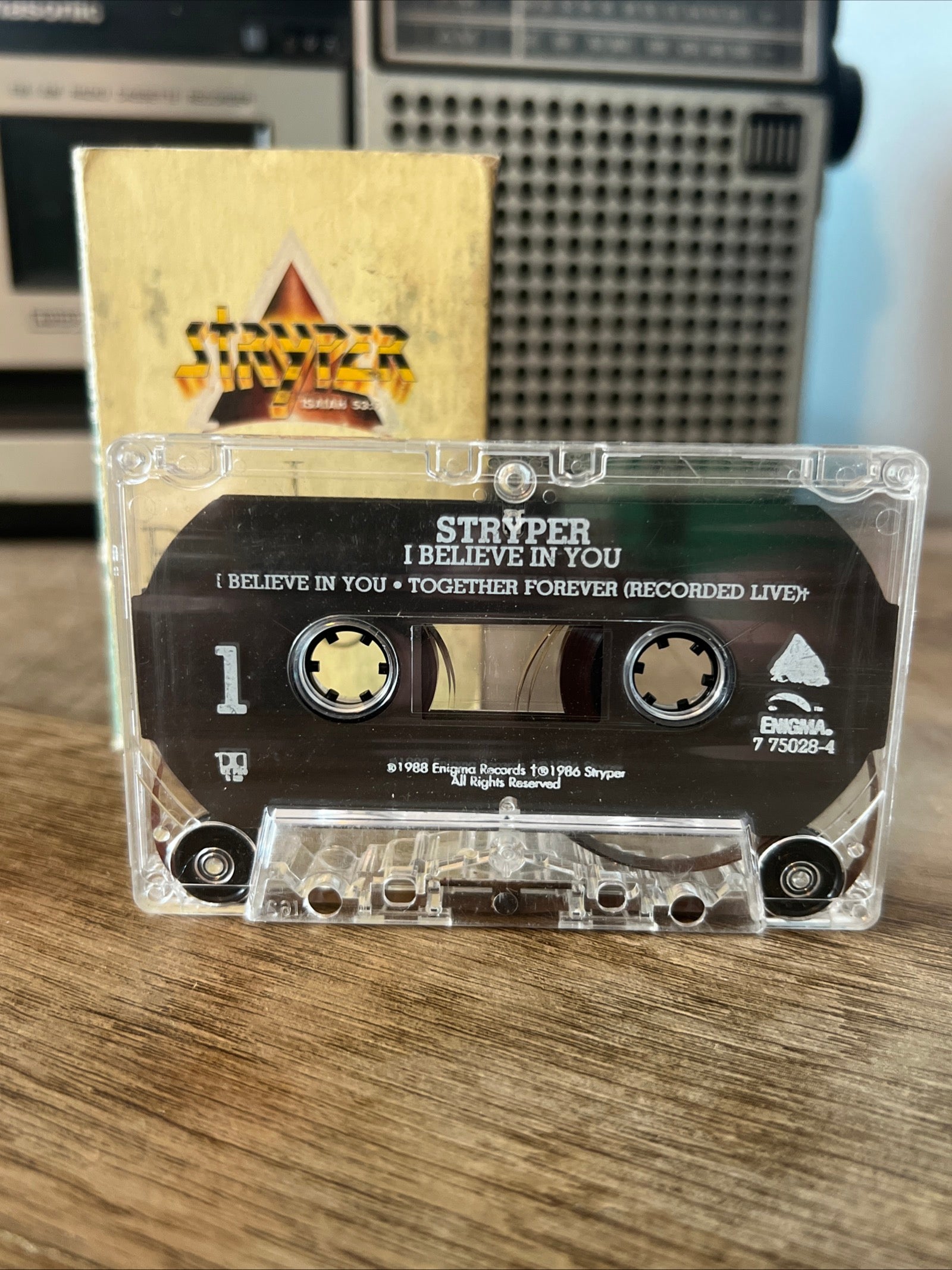 STRYPER - I Believe In You - 1988 Enigma Records - Cassette Single