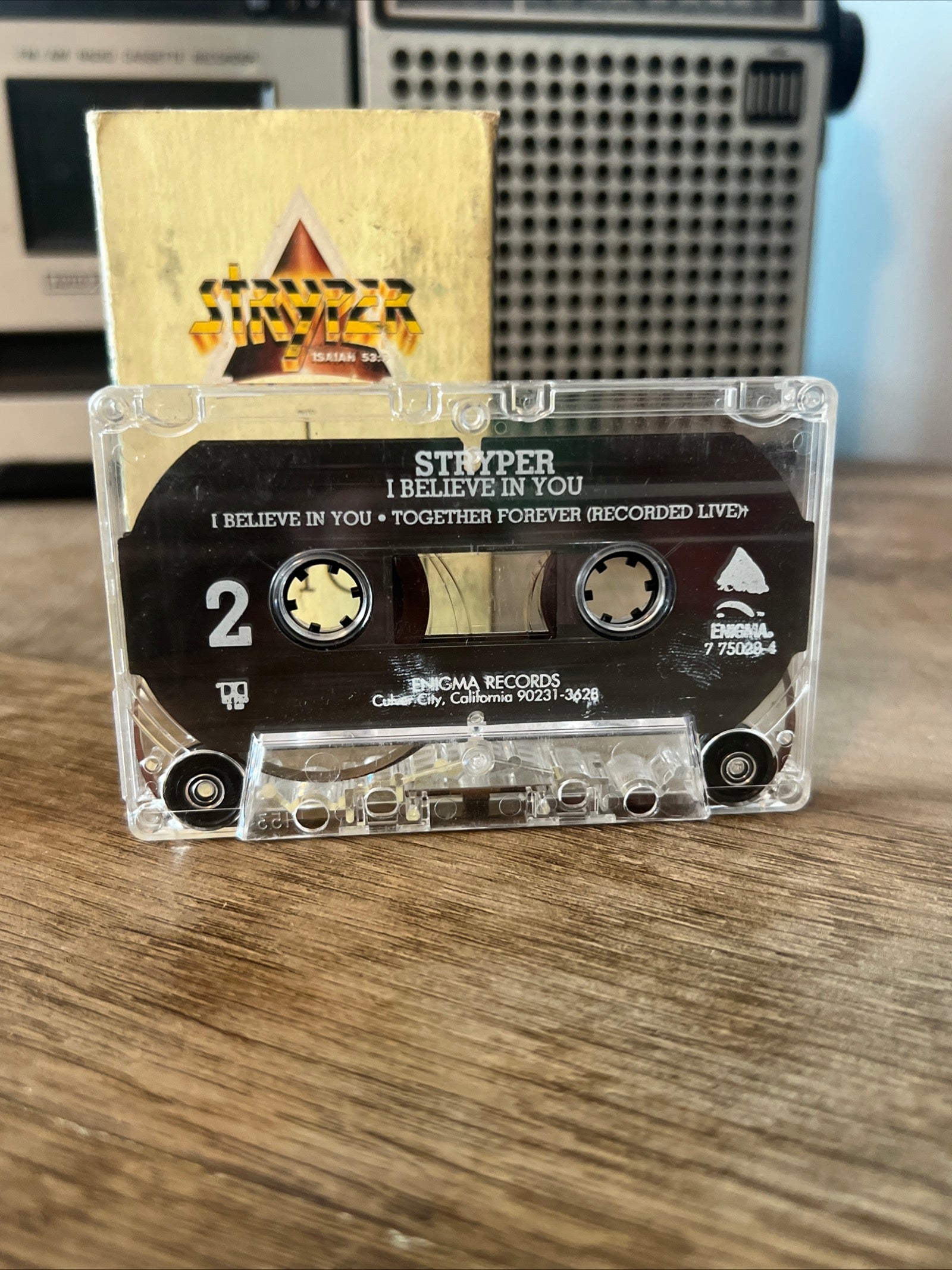 STRYPER - I Believe In You - 1988 Enigma Records - Cassette Single