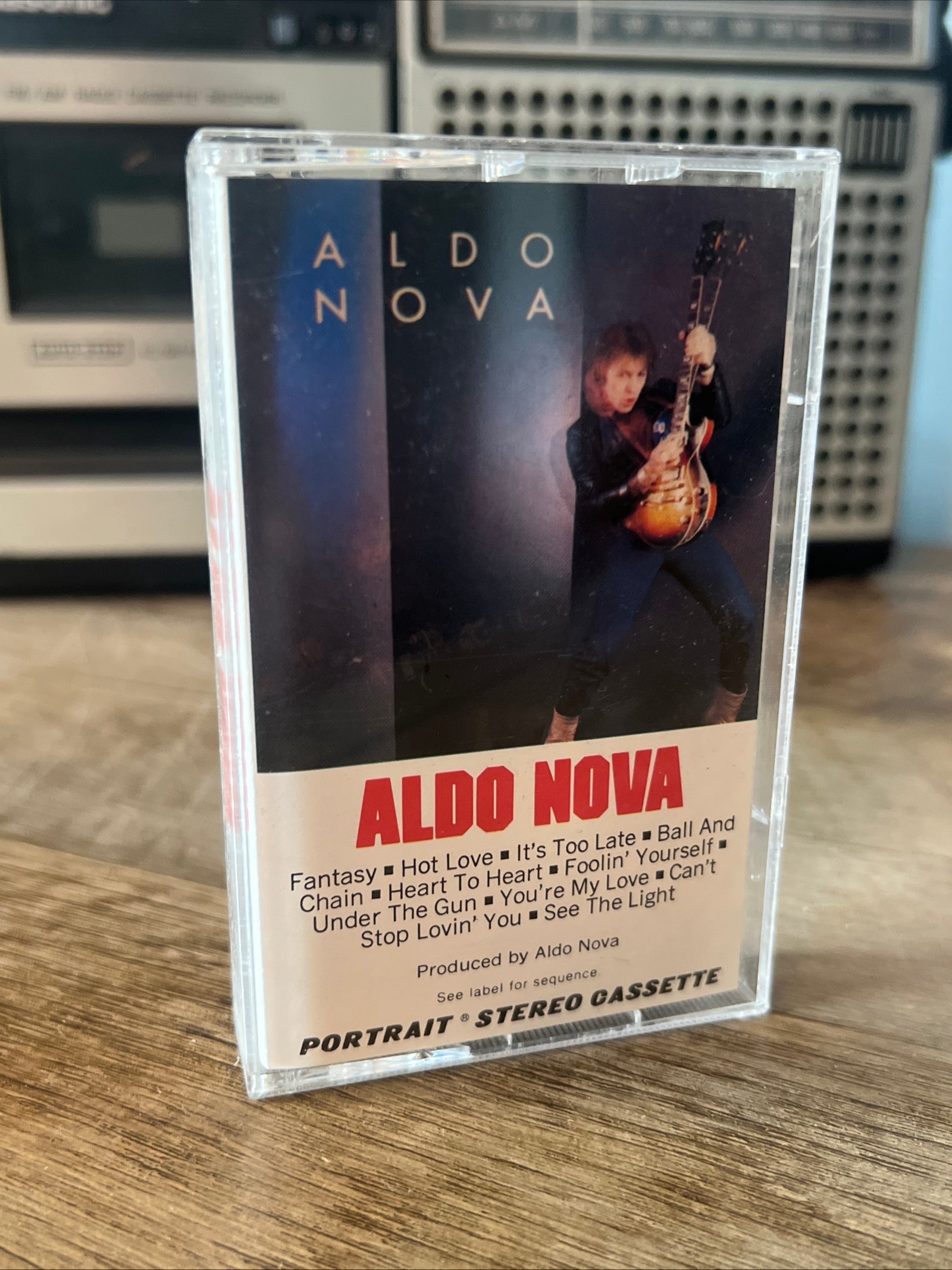 ALDO NOVA - 1982 Portrait Records - Cassette Tape