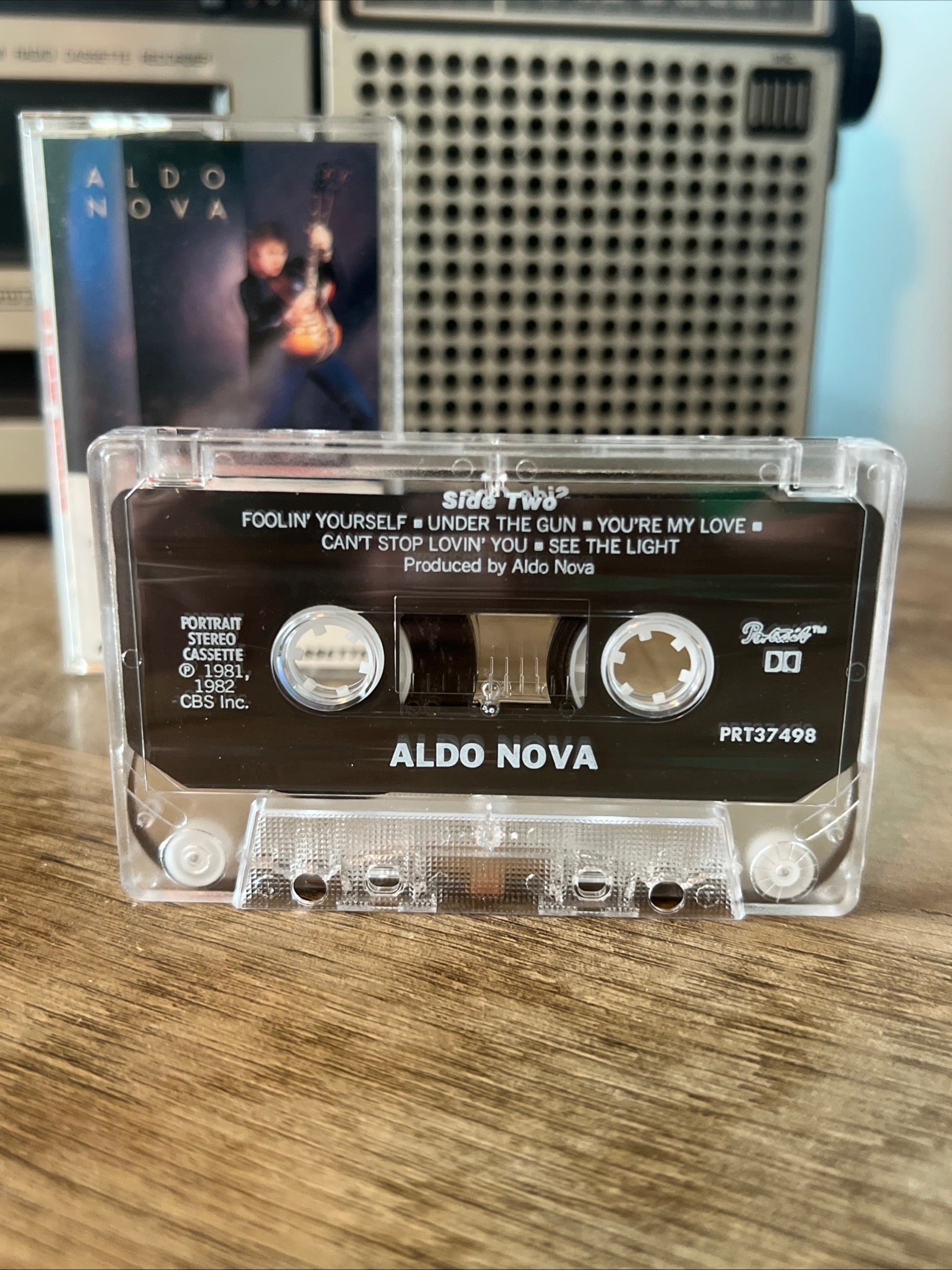 ALDO NOVA - 1982 Portrait Records - Cassette Tape