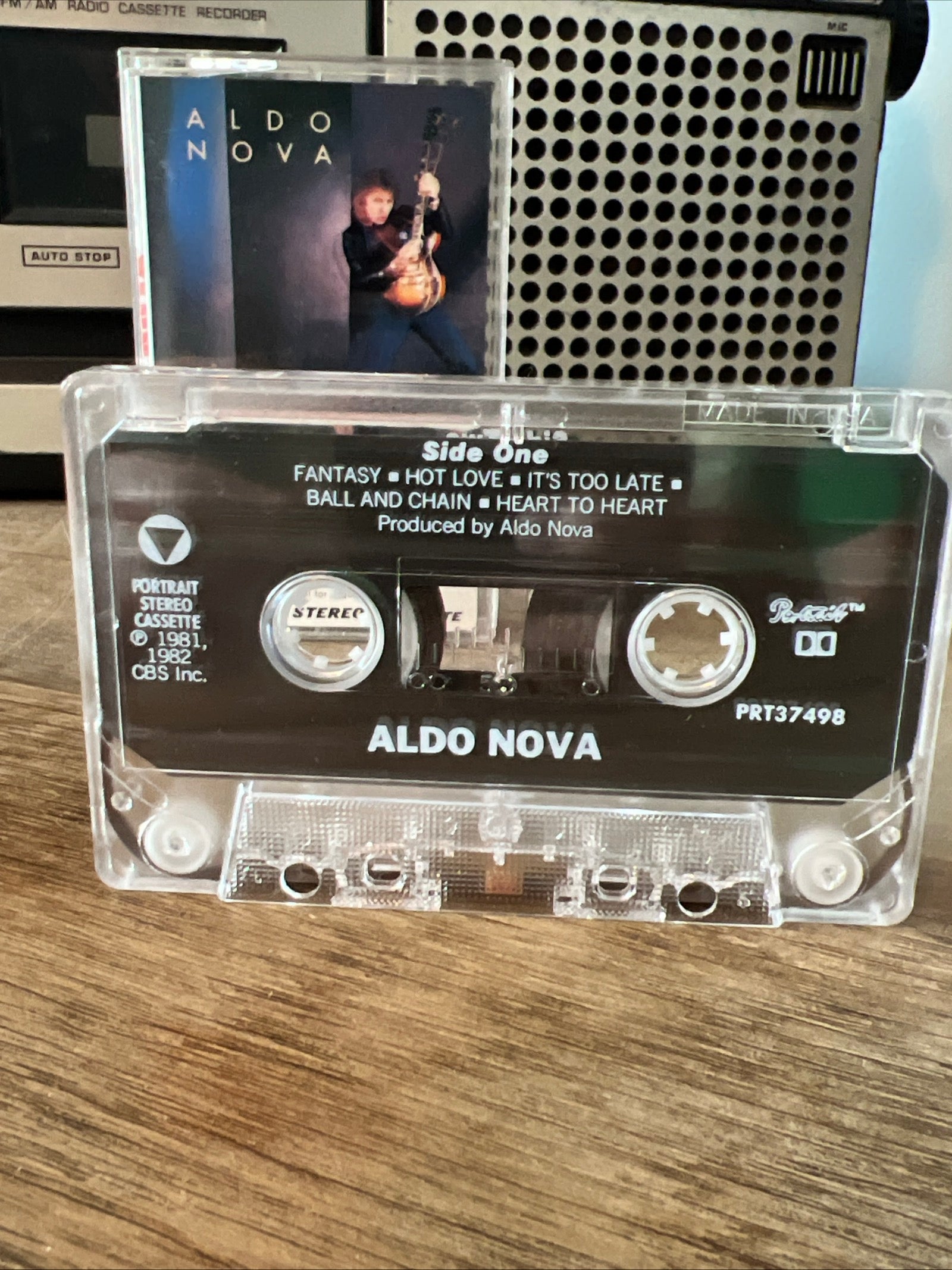 ALDO NOVA - 1982 Portrait Records - Cassette Tape