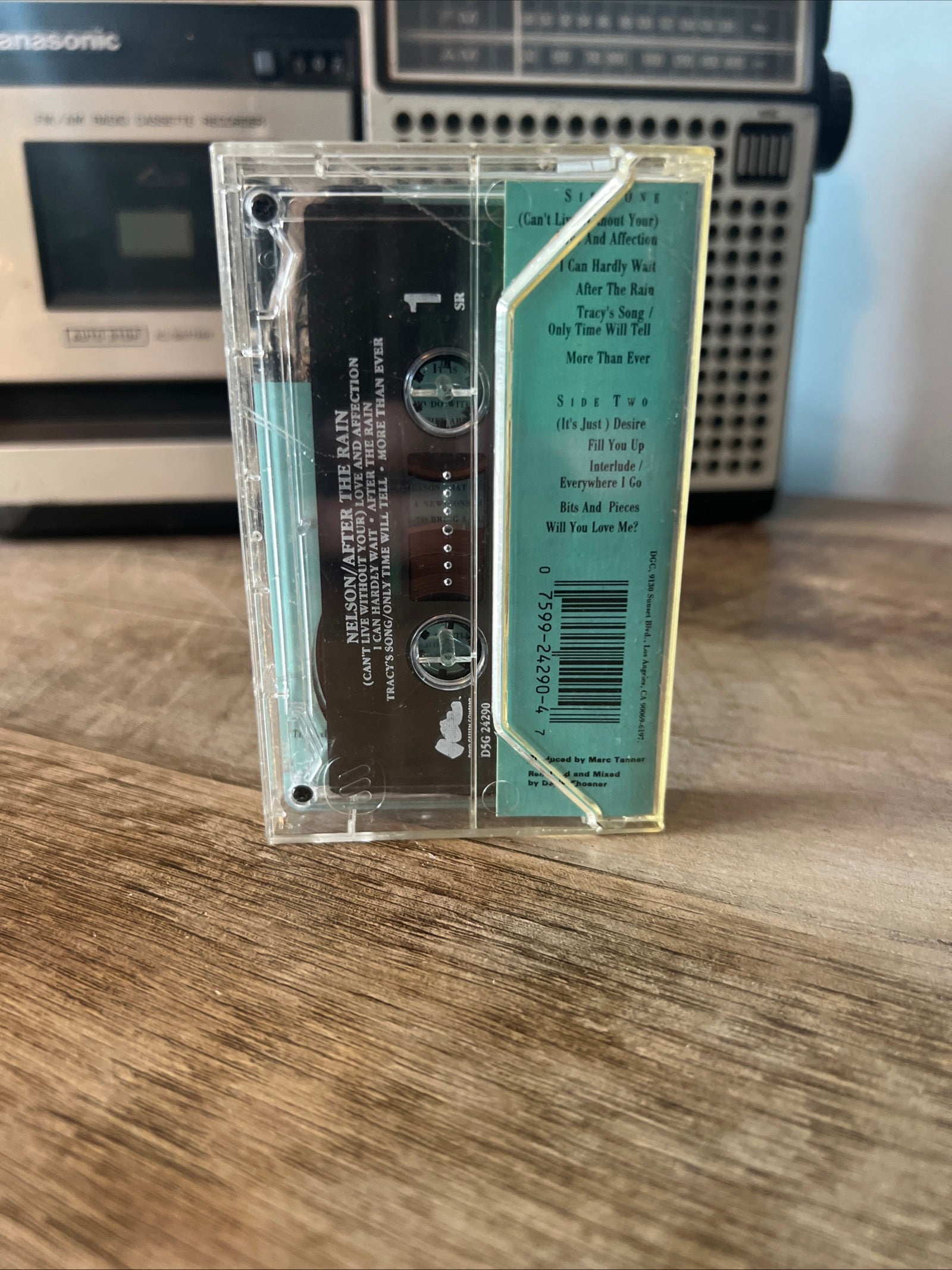 Nelson - After The Rain- 1990 DGC Records - Cassette Tape