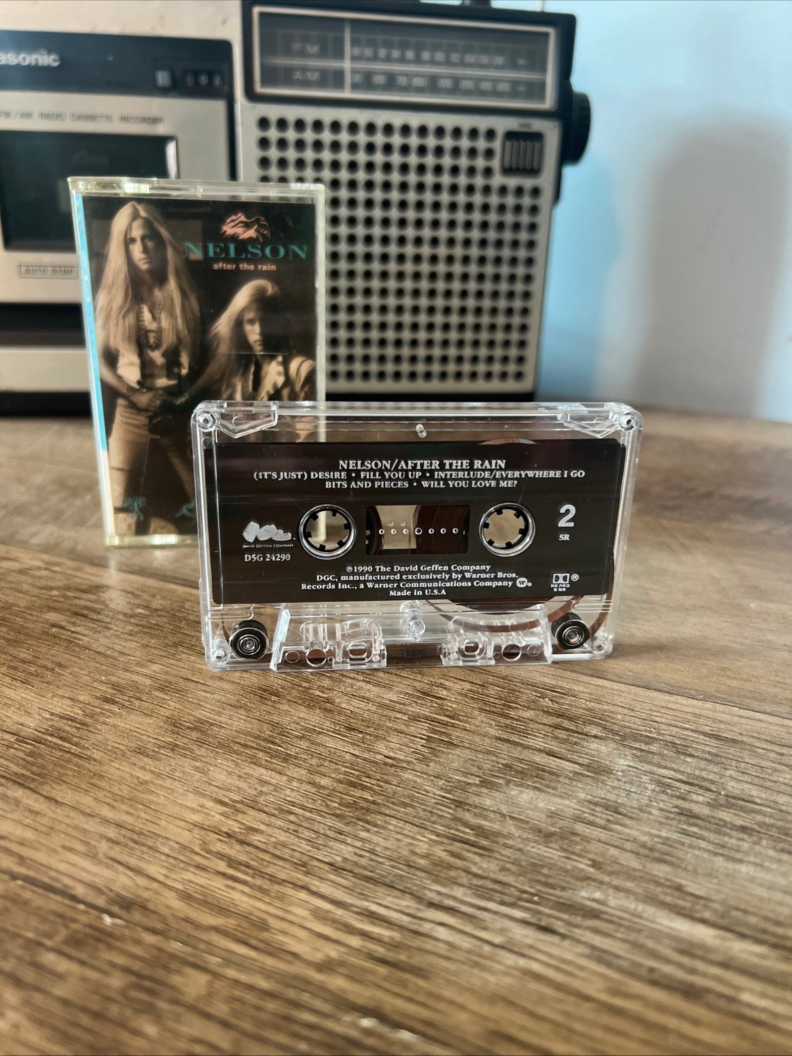 Nelson - After The Rain- 1990 DGC Records - Cassette Tape