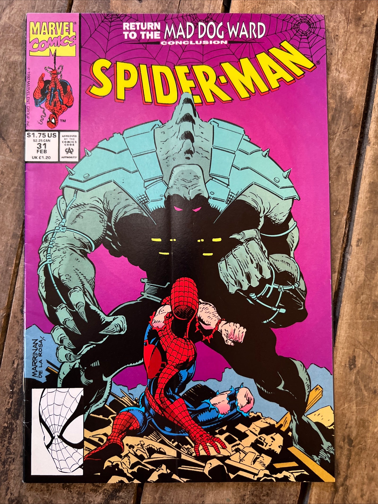 Spider-Man #31 (1993) Return To The Mad Dog Ward Conclusion - Marvel Comics