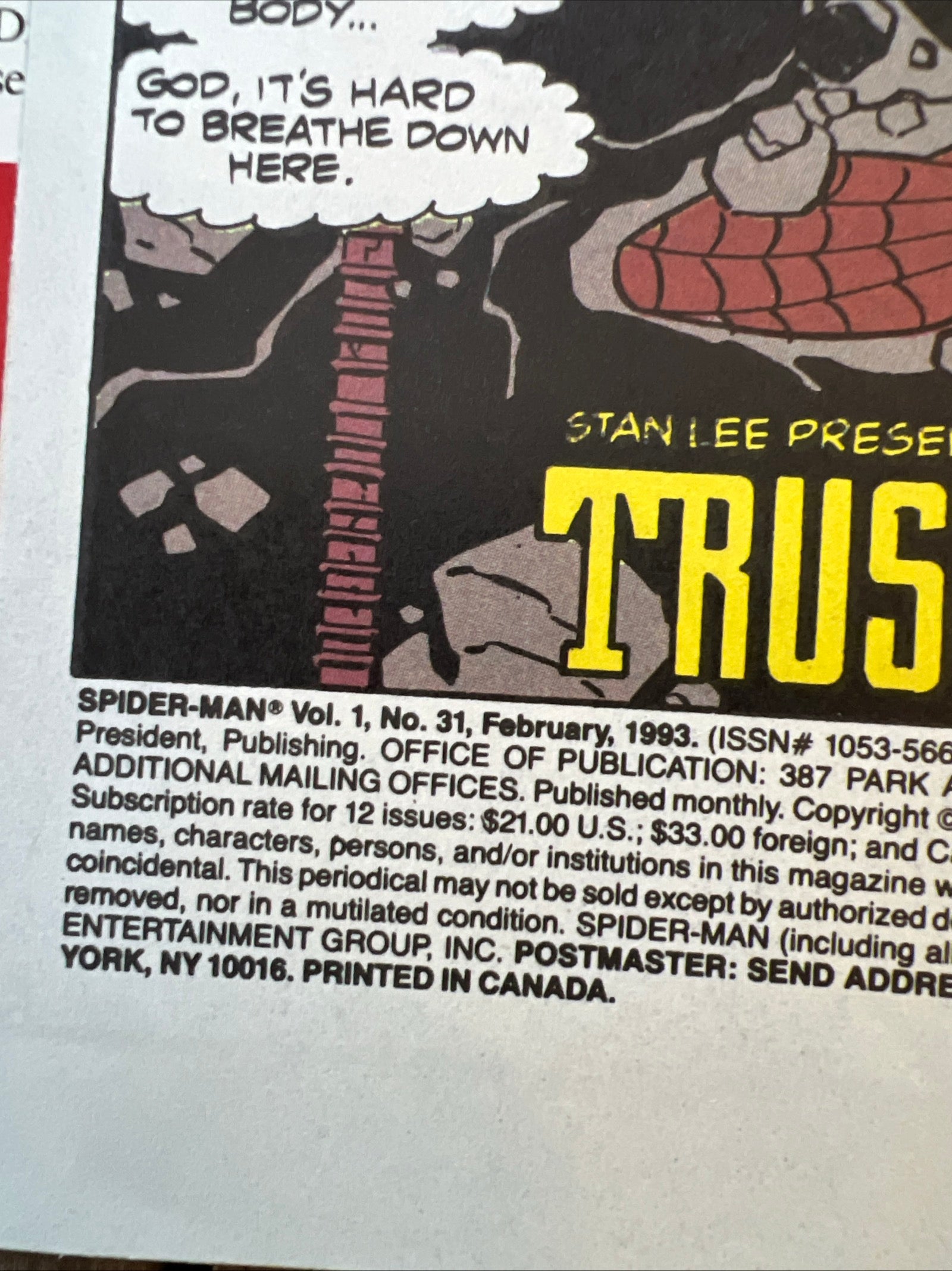 Spider-Man #31 (1993) Return To The Mad Dog Ward Conclusion - Marvel Comics