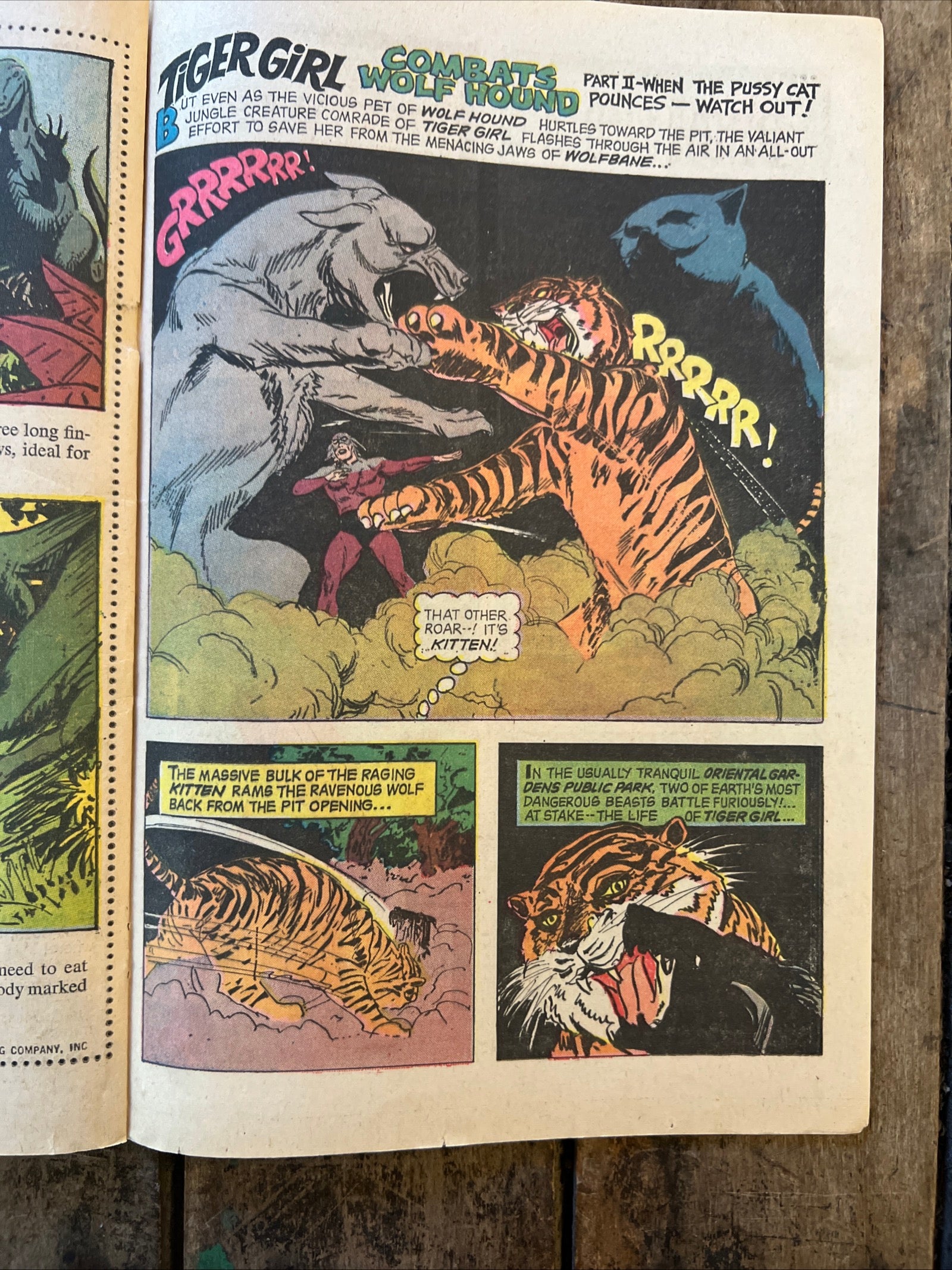 Tiger Girl #1 (1968) Gold Key Comics - Western Publishing Company Inc