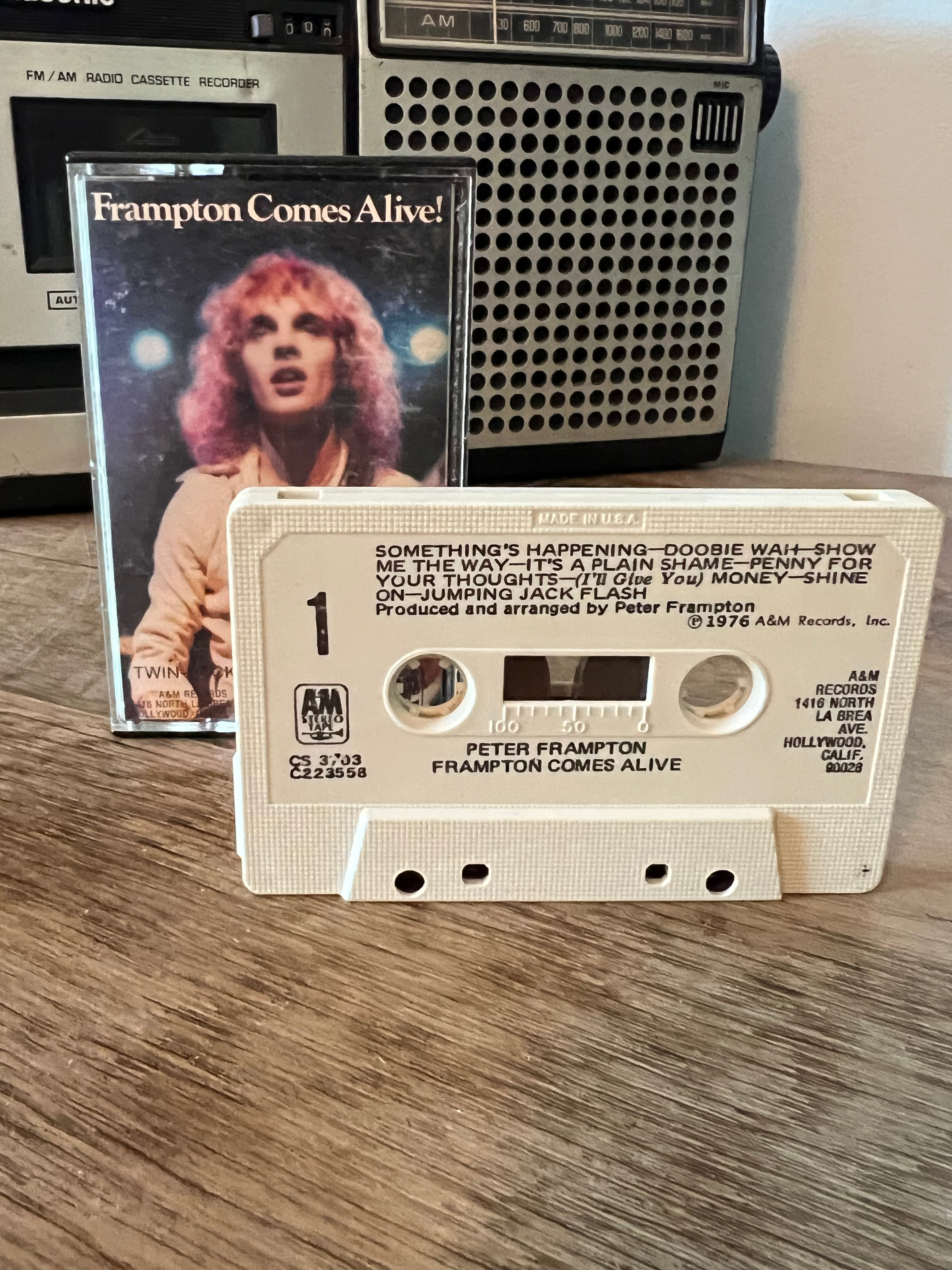 Frampton Comes Alive! - 1976 A&M Records - Cassette Tape Album