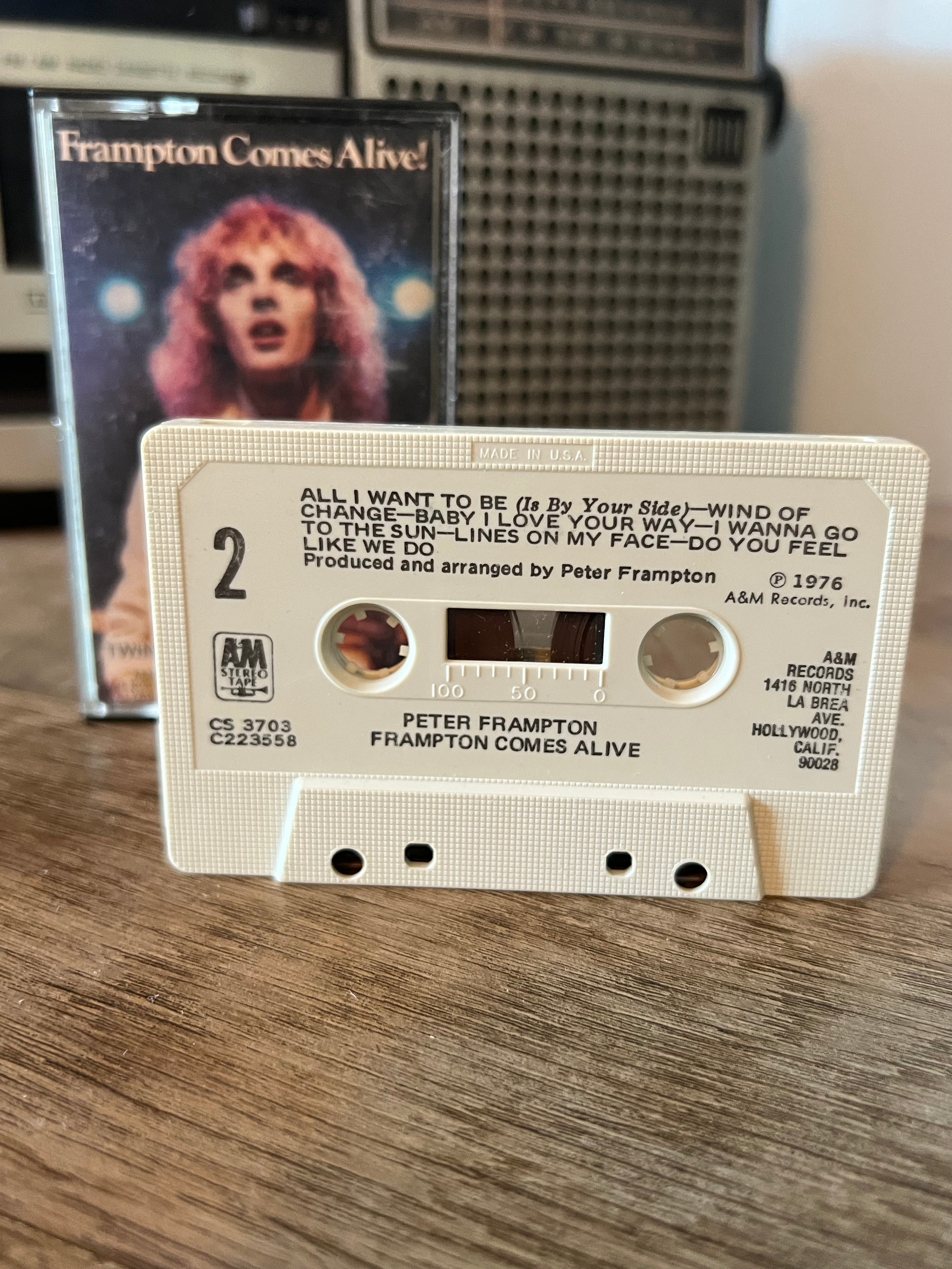 Frampton Comes Alive! - 1976 A&M Records - Cassette Tape Album