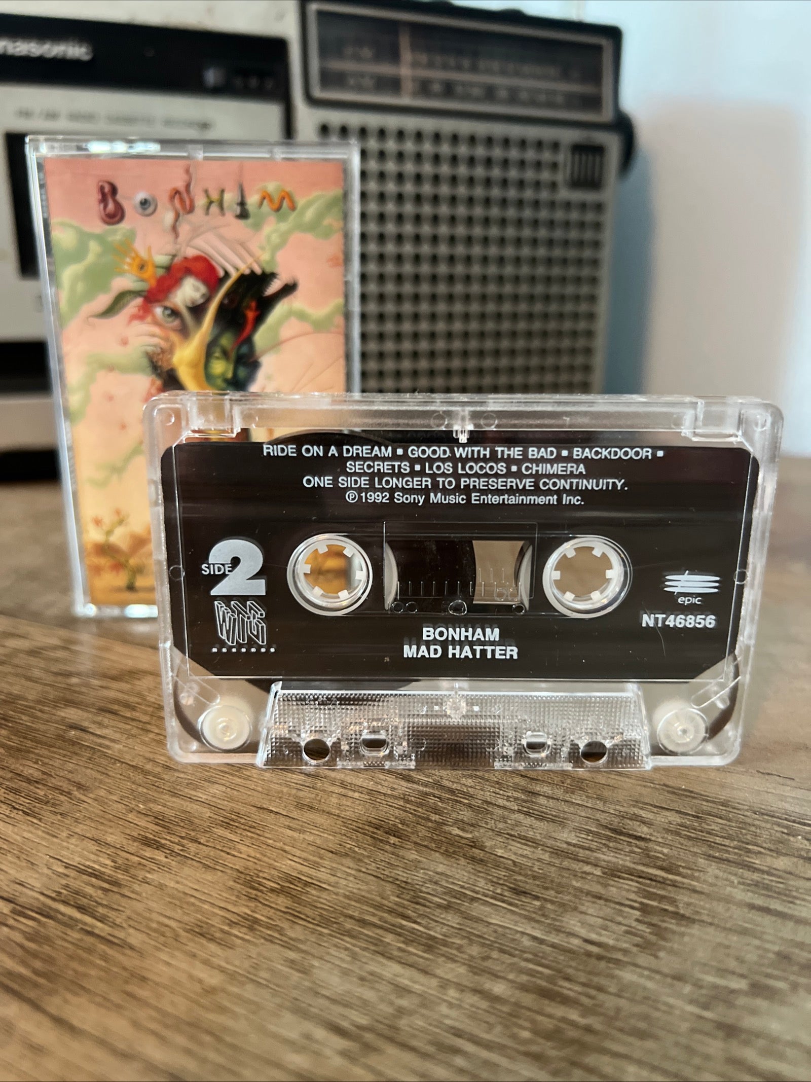 Bonham - Mad Hatter - 1992 Epic Records - Cassette Tape Album