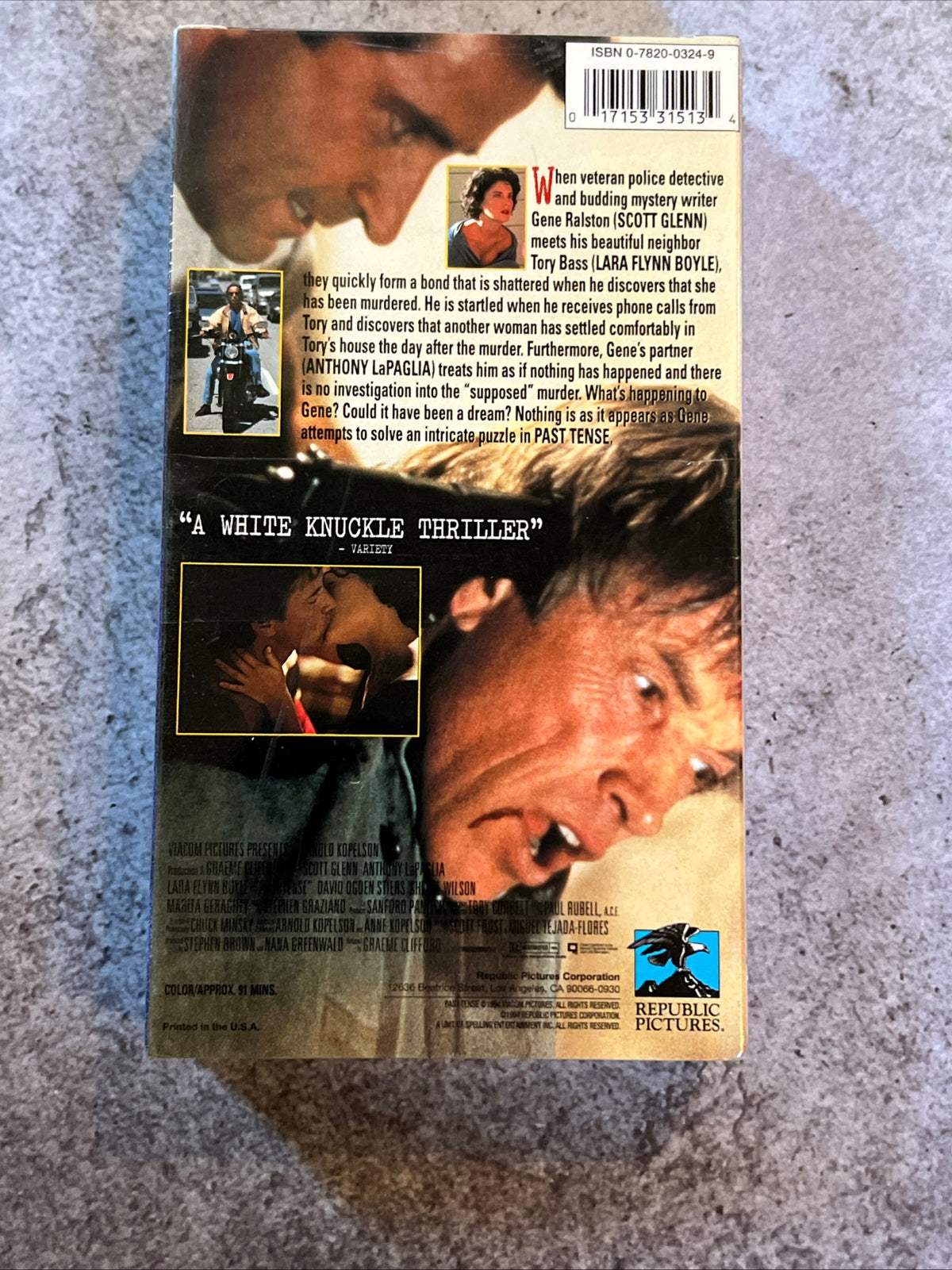 Past Tense ( VHS 1994 ) Thriller /Mystery [R] New Sealed - NOS