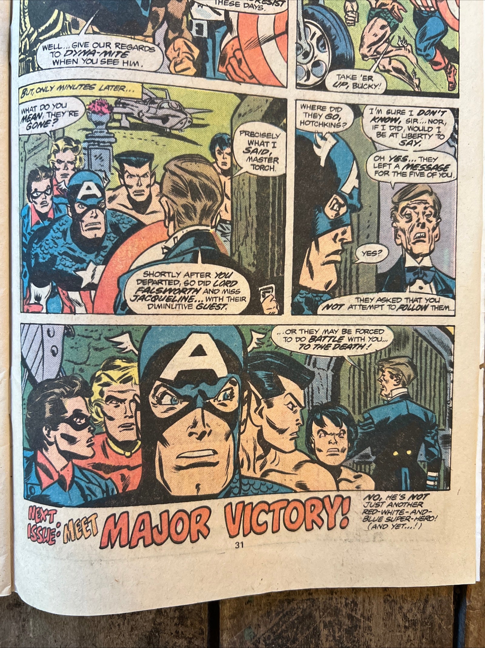 The Invaders #15 (1977) Marvel Comics Group - The Greatest Superheroes of World War Two