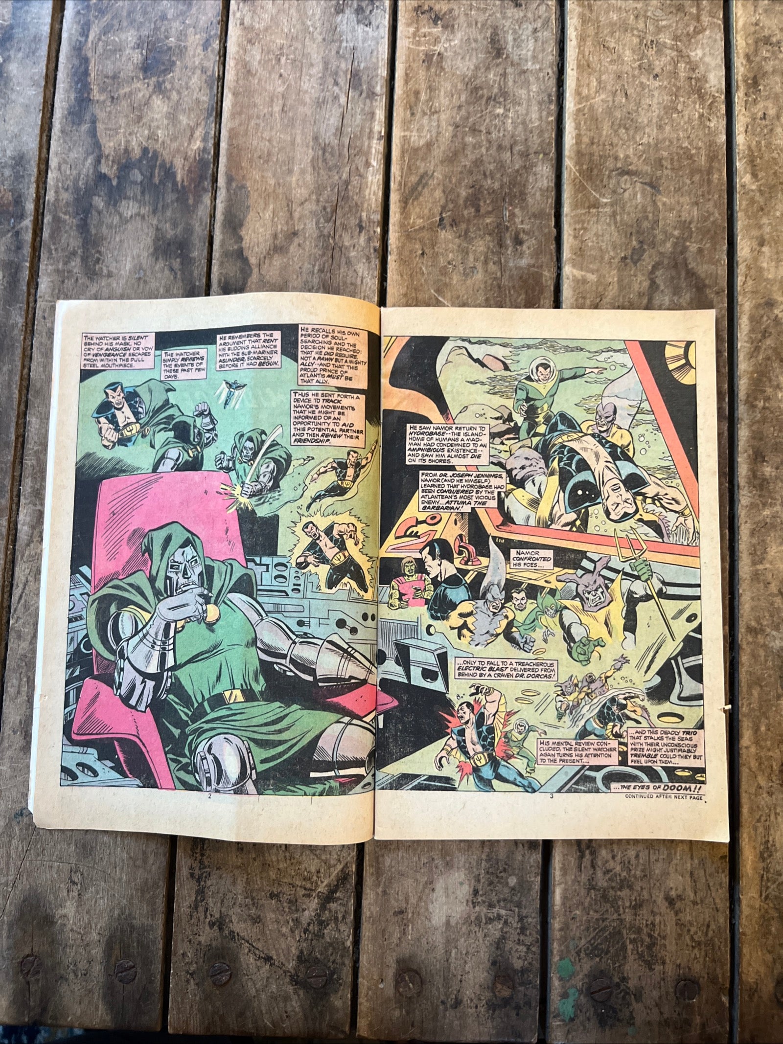 Super-Villain Team-Up #2 (1975) Marvel Comics Group - Dr Doom & Sub-Mariner!