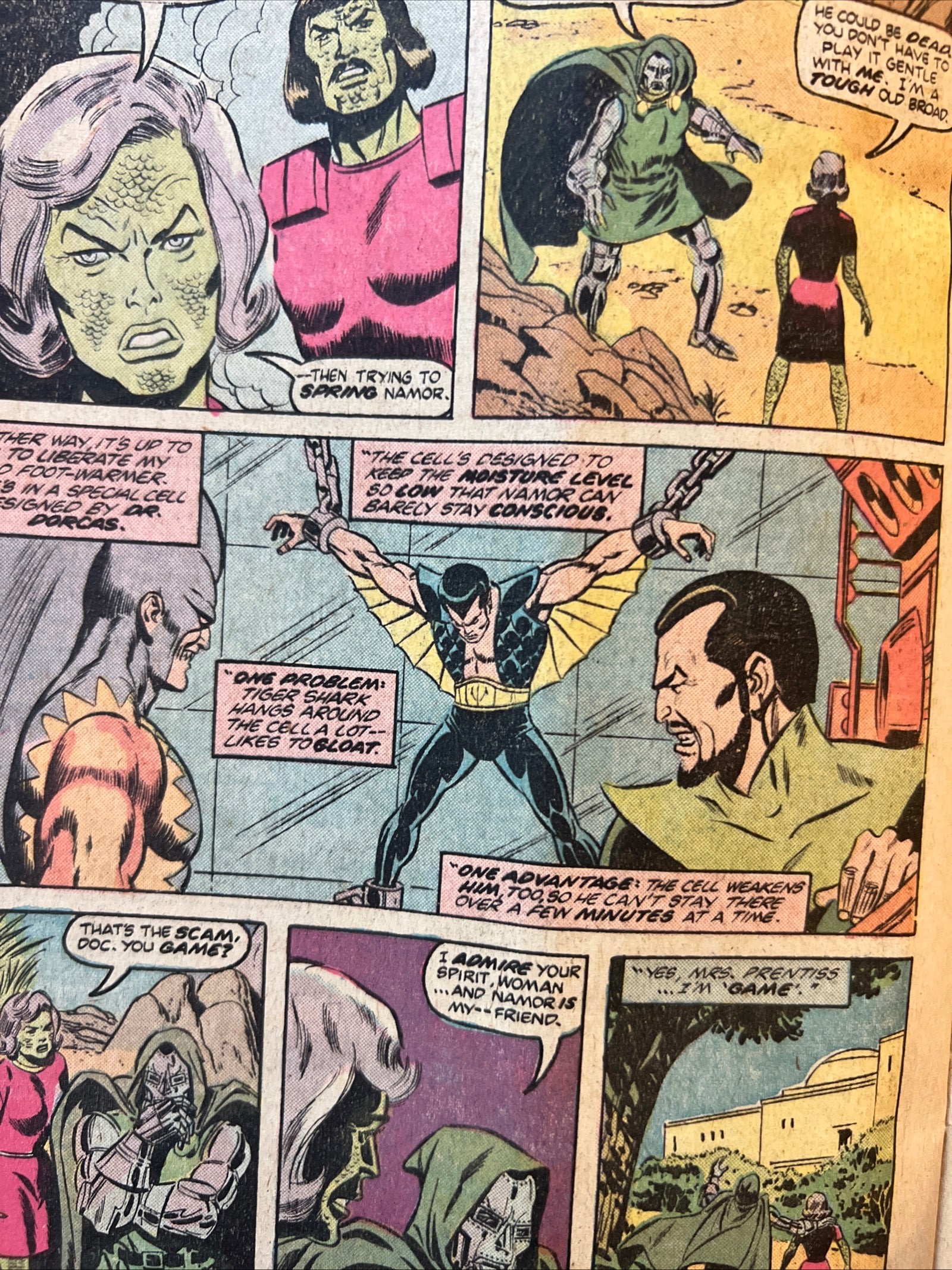 Super-Villain Team-Up #2 (1975) Marvel Comics Group - Dr Doom & Sub-Mariner!