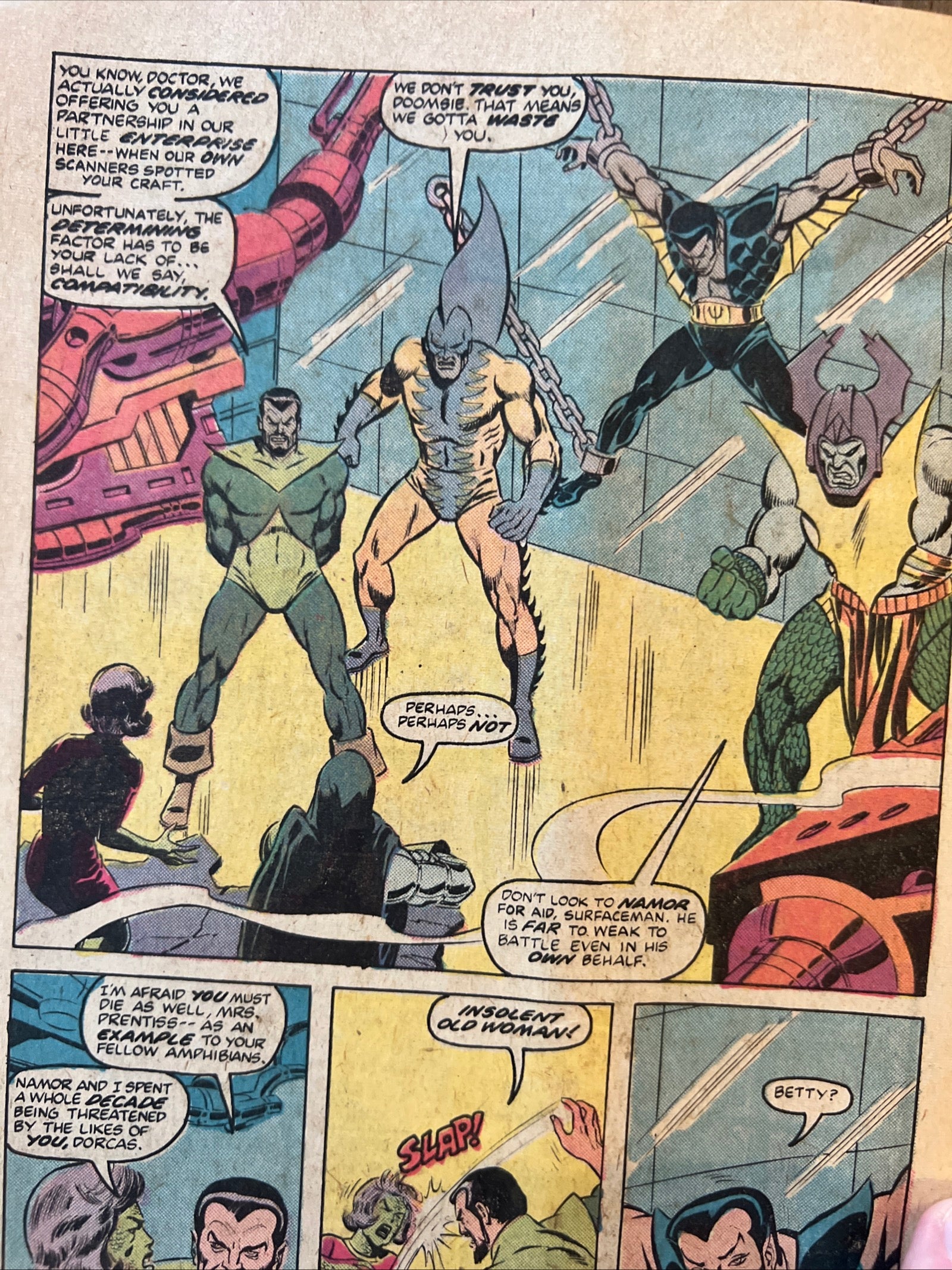 Super-Villain Team-Up #2 (1975) Marvel Comics Group - Dr Doom & Sub-Mariner!