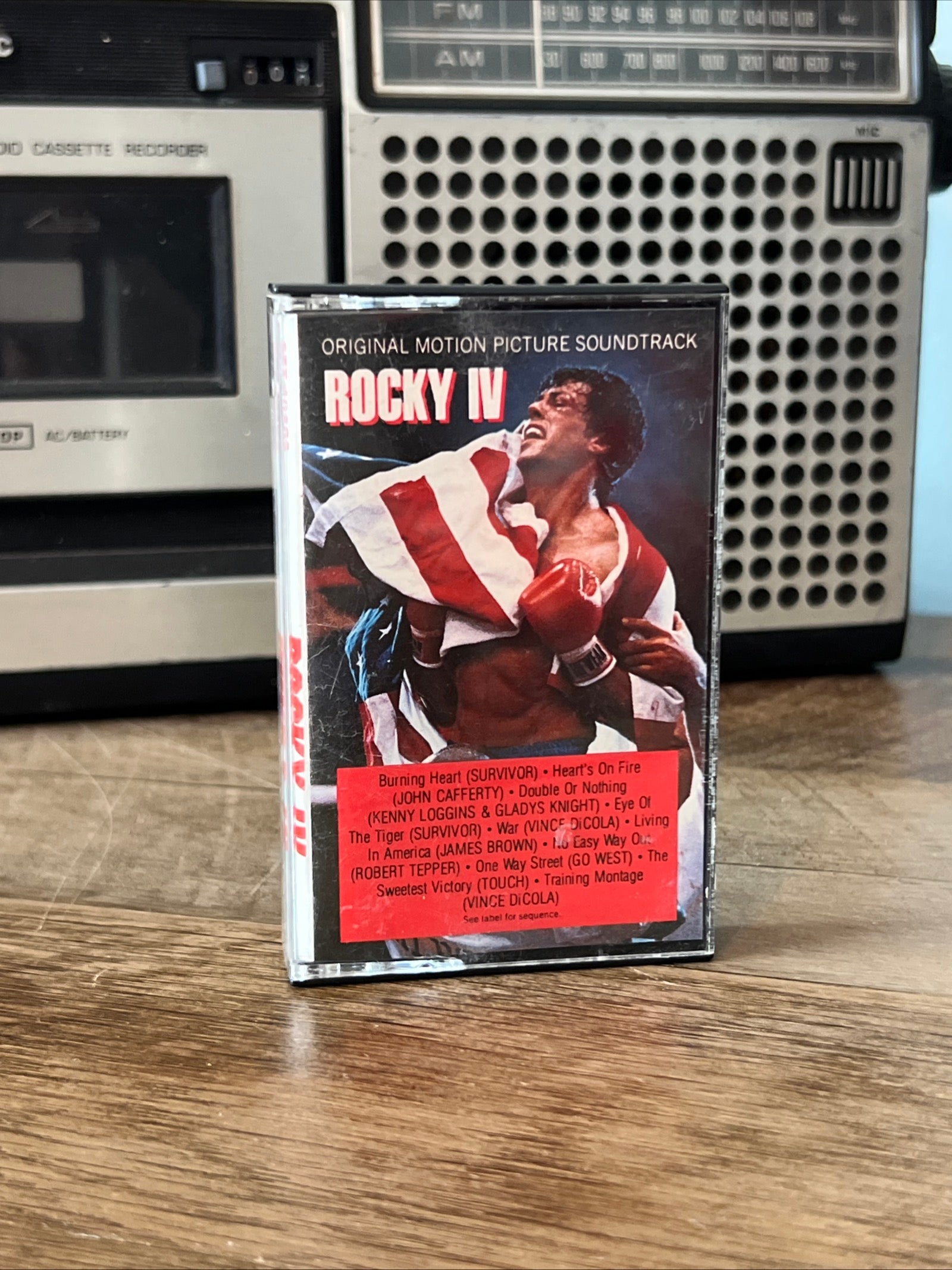 ROCKY IV ( Original Soundtrack) 1985 Scotti Bros Records - Cassette Tape Album