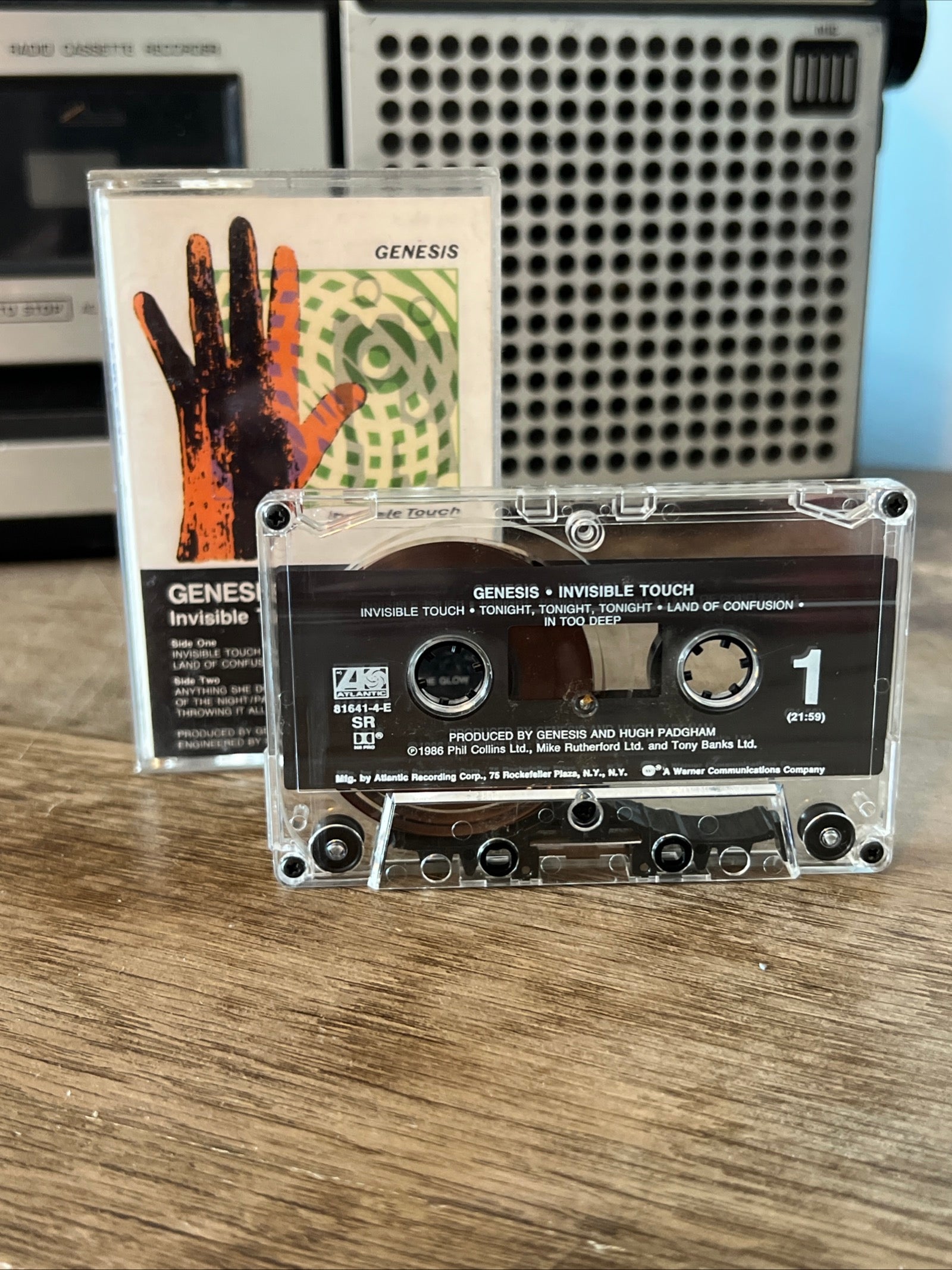 Genesis - Invisible Touch - 1986 Atlantic Records - Cassette Tape Album