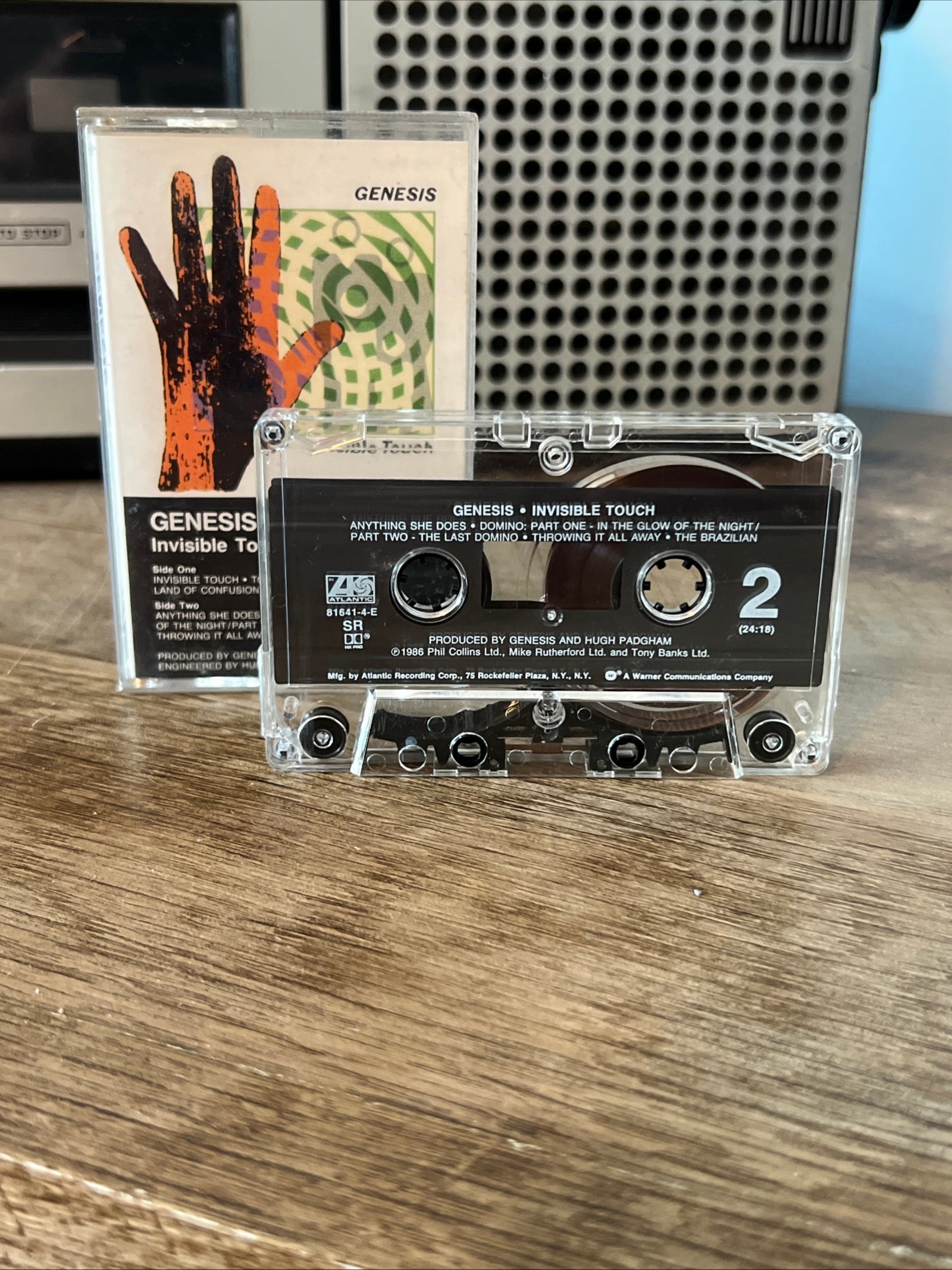 Genesis - Invisible Touch - 1986 Atlantic Records - Cassette Tape Album