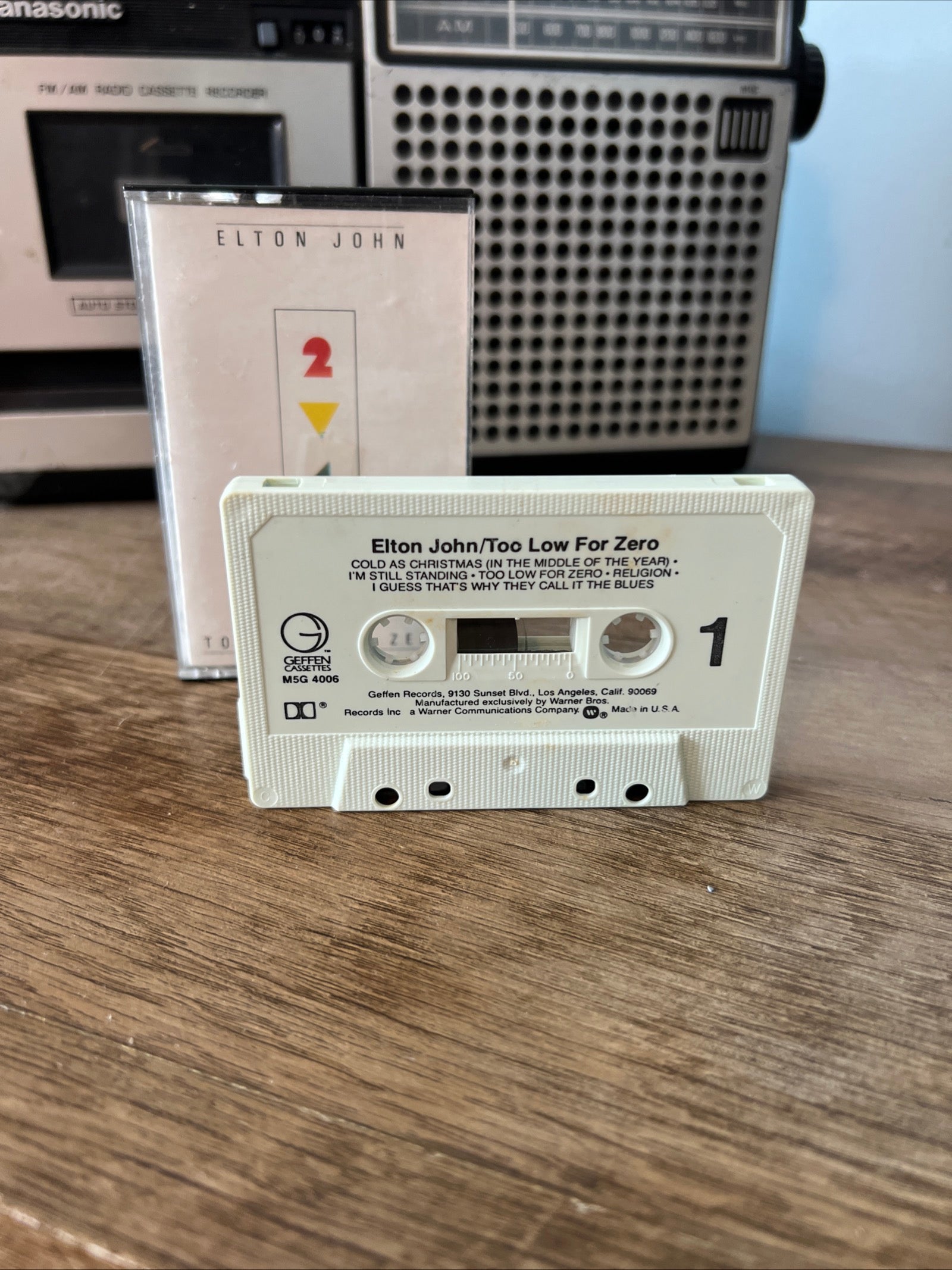 Elton John - Too Low For Zero - 1983 Geffen Records - Cassette Tape Album