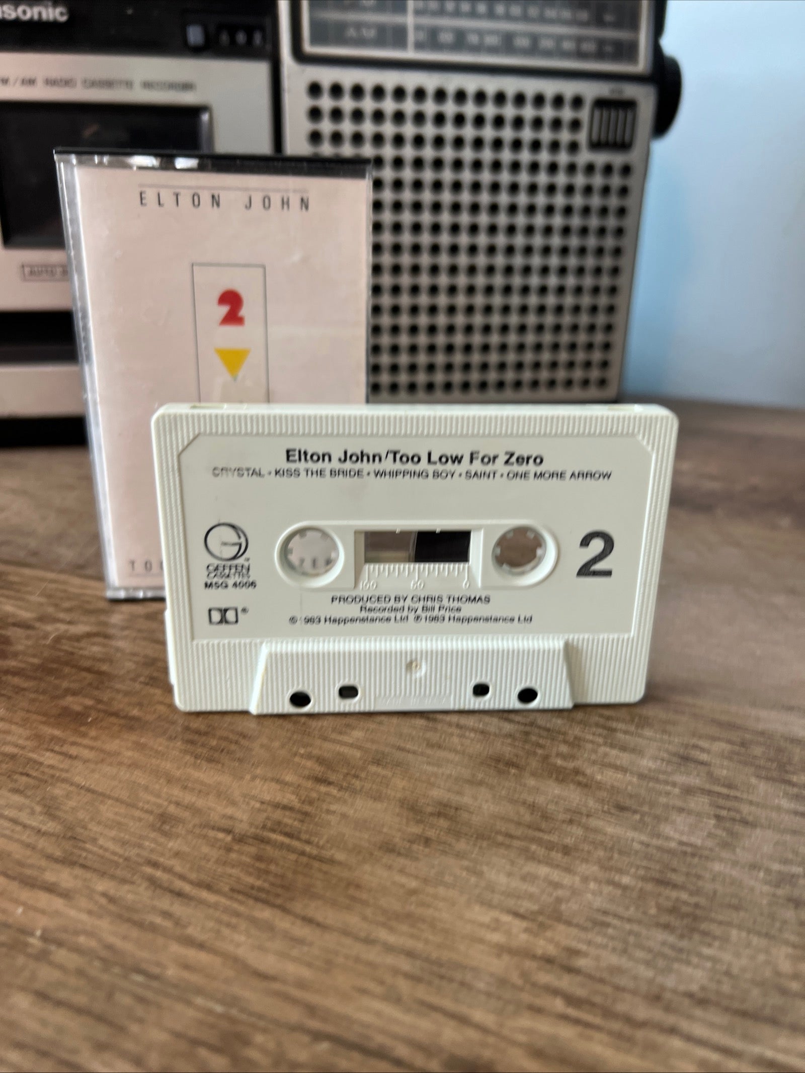 Elton John - Too Low For Zero - 1983 Geffen Records - Cassette Tape Album