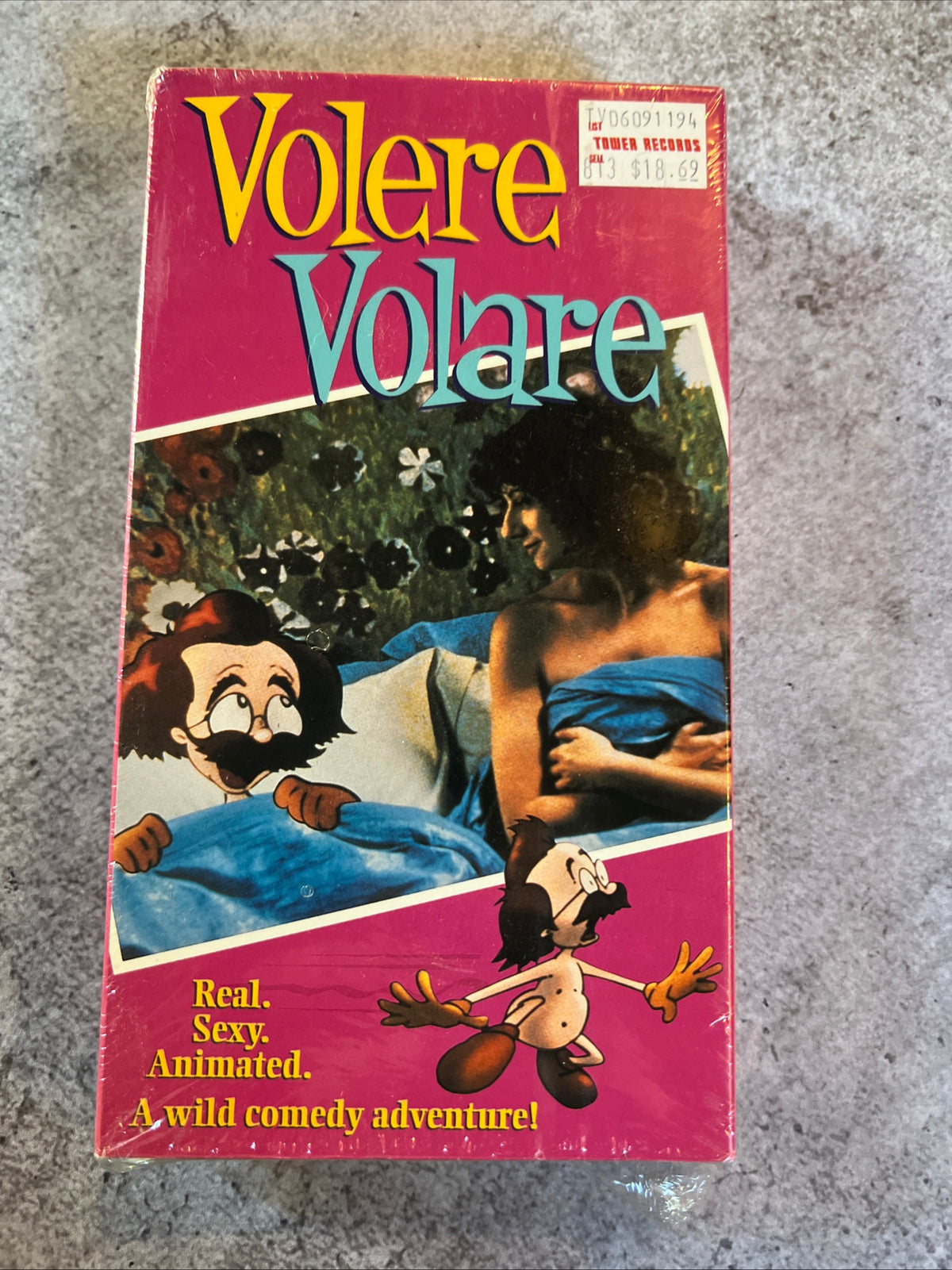 Volere Volare: I Want To Fly ( VHS 1991 ) Comedy / Fantasy [R] RARE