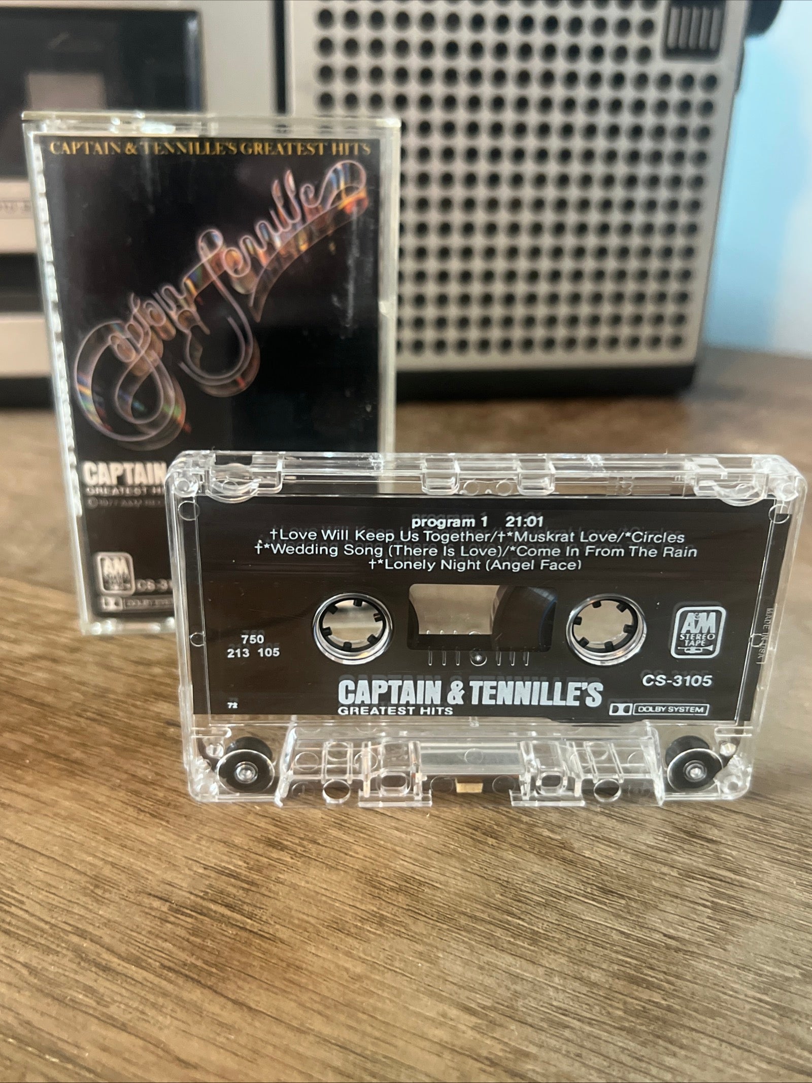 Captain and Tennille’s Greatest Hits - 1977 A&M Records - Cassette Tape Album