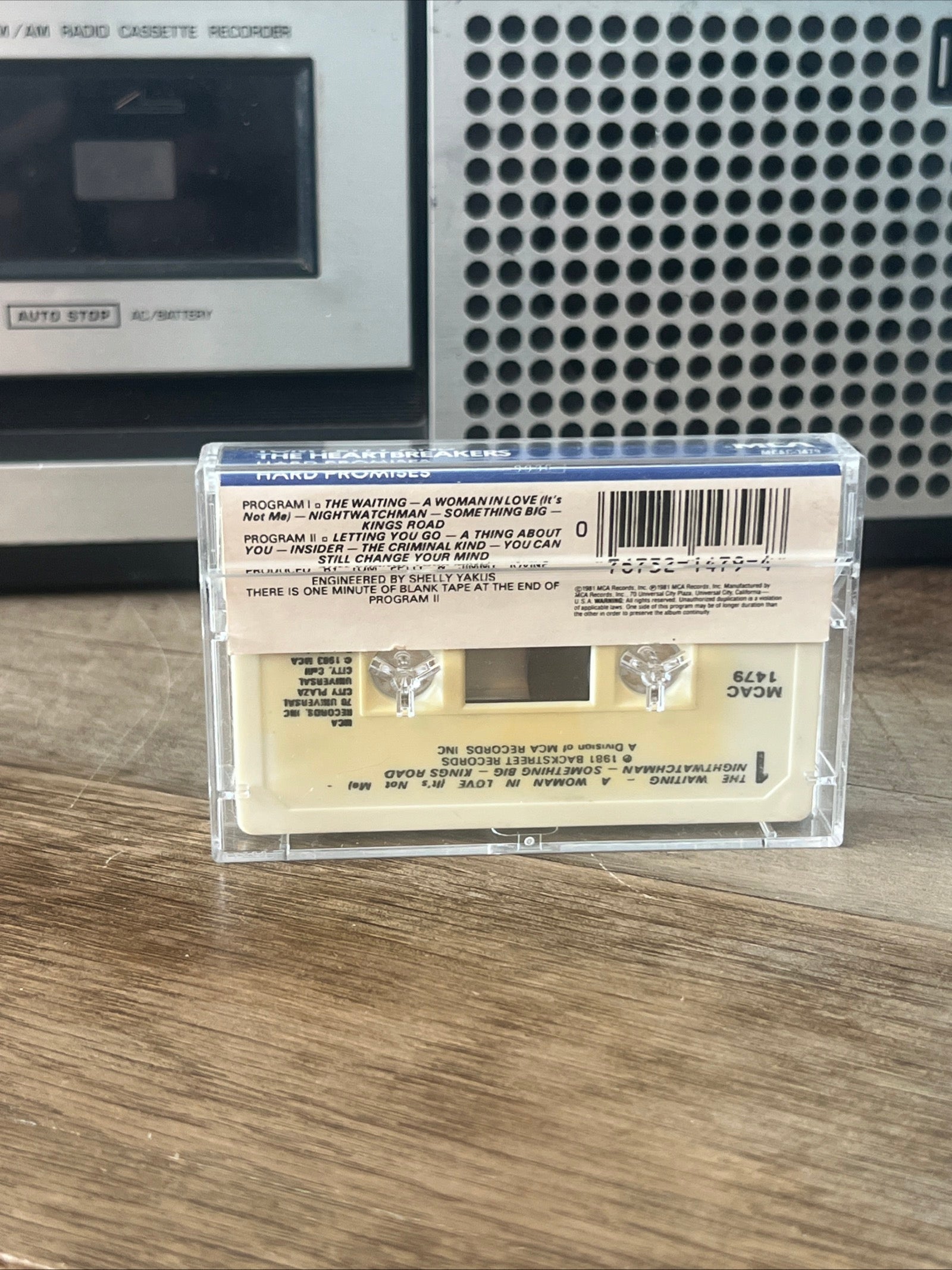 Tom Petty And The Heartbreakers HARD PROMISES - 1981 Backstreet Records - Cassette Tape Album