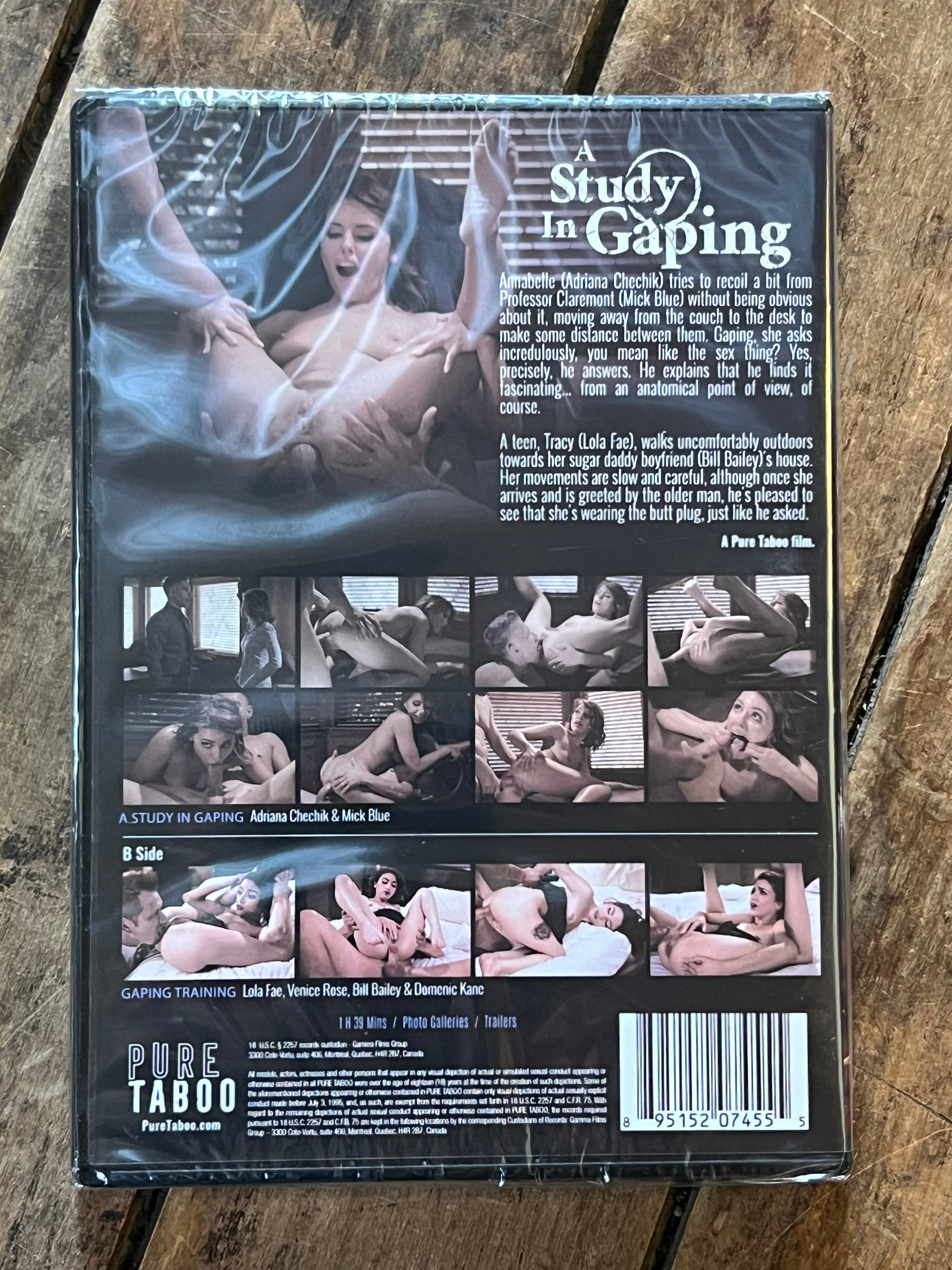 Study In Gaping - DVD 2020 - Pure Taboo