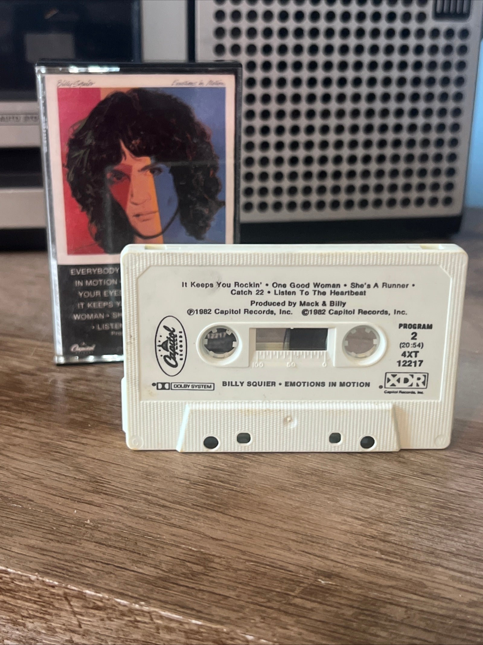 Billy Squier - Emotions In Motion - 1982 Capitol Records - Cassette Tape Album