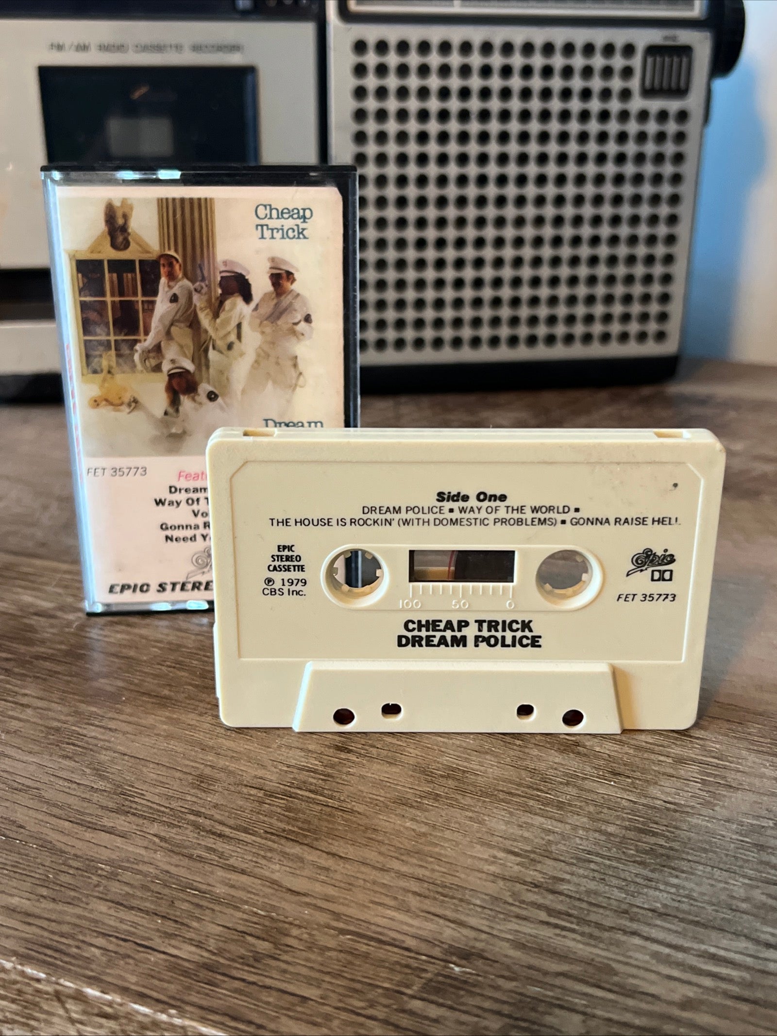 Cheap Trick - Dream Police - 1979 Epic Records - Cassette Tape Album
