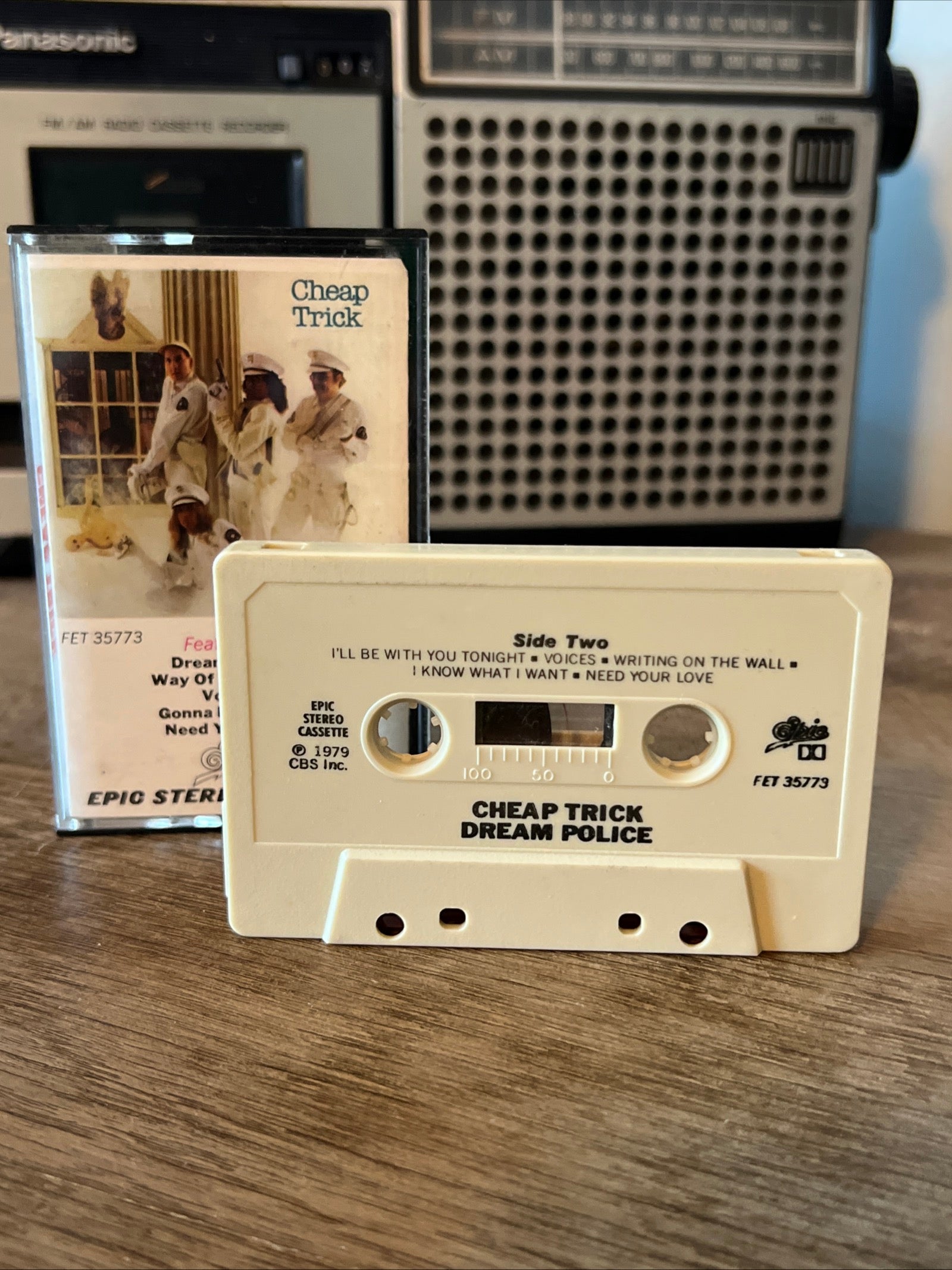 Cheap Trick - Dream Police - 1979 Epic Records - Cassette Tape Album
