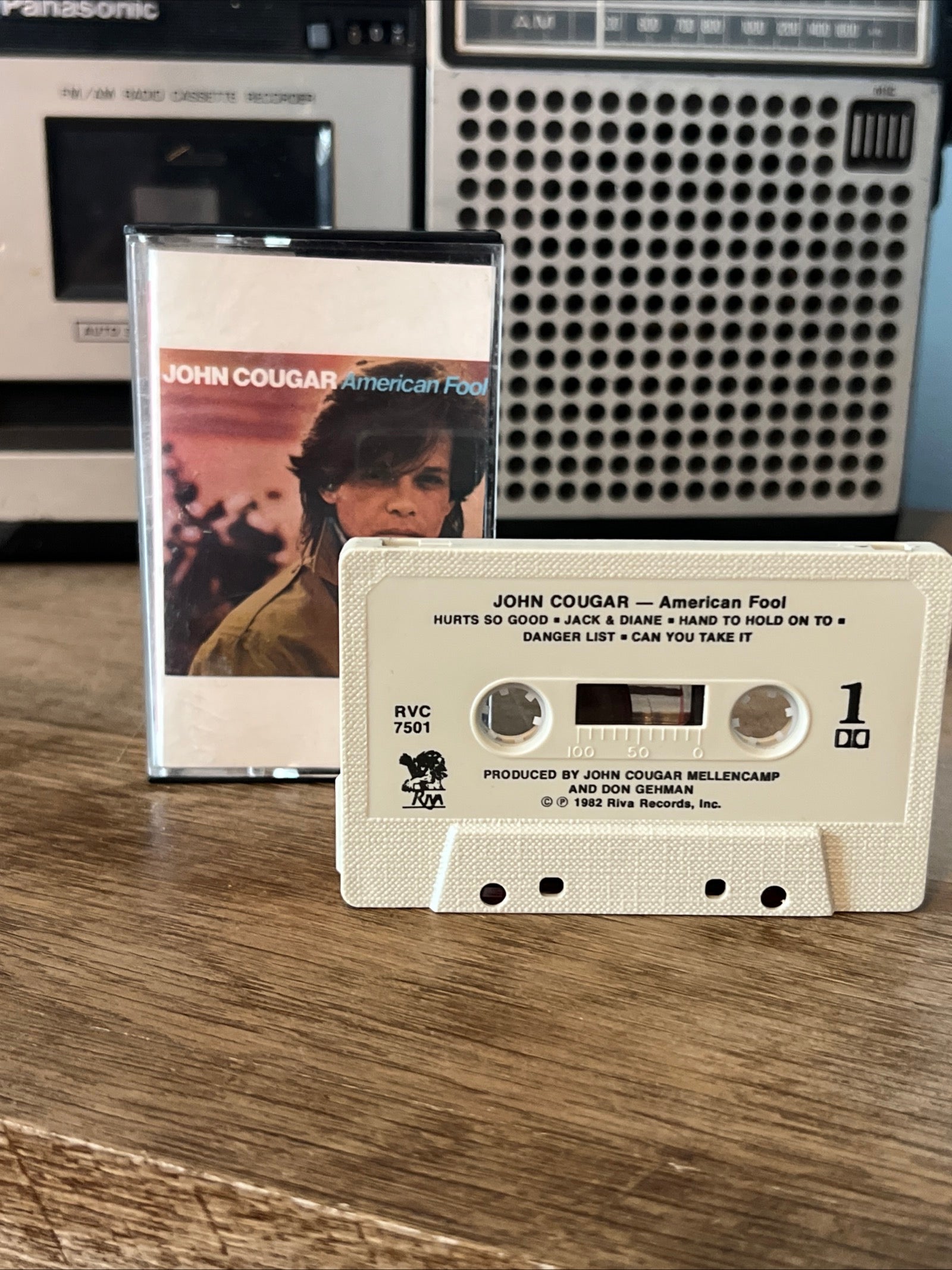 John Cougar - American Fool - 1982 Riva Records - Cassette Tape Album - Club Edition